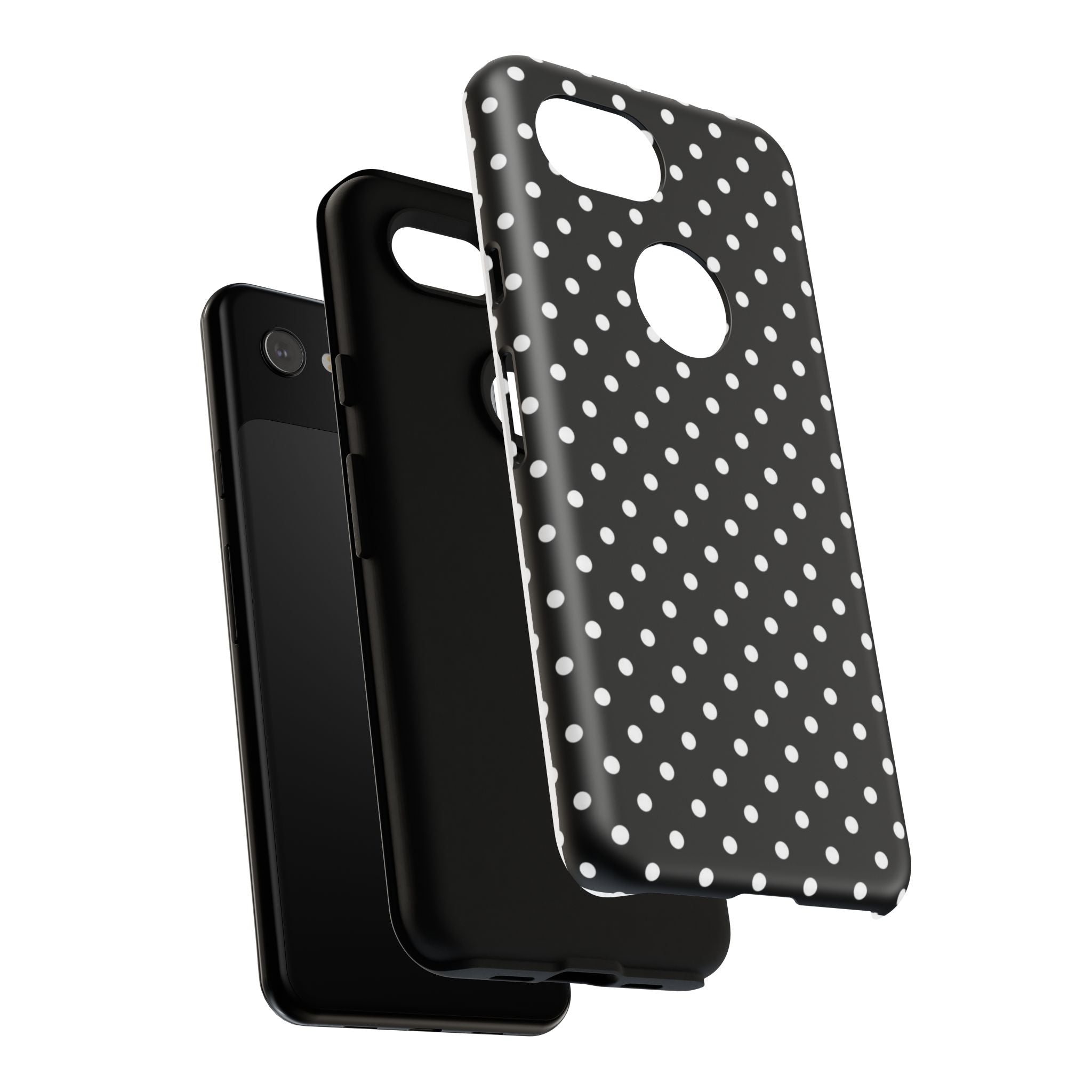 Black Polka Dot Phone Case