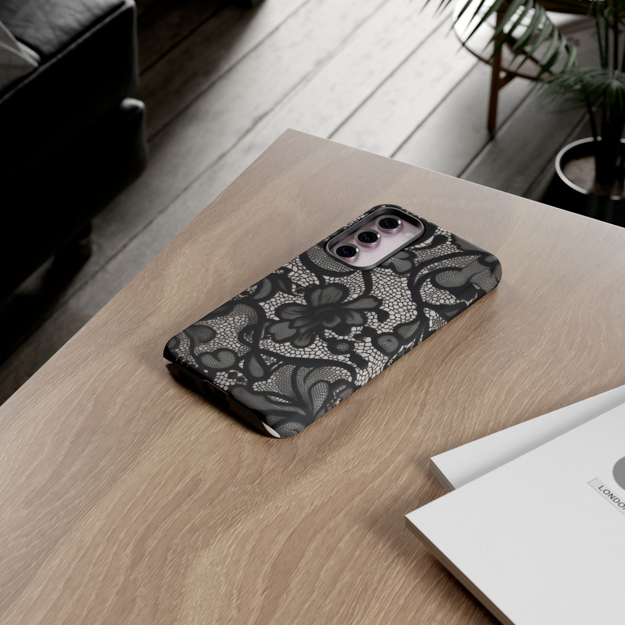 Black Lace Phone Case