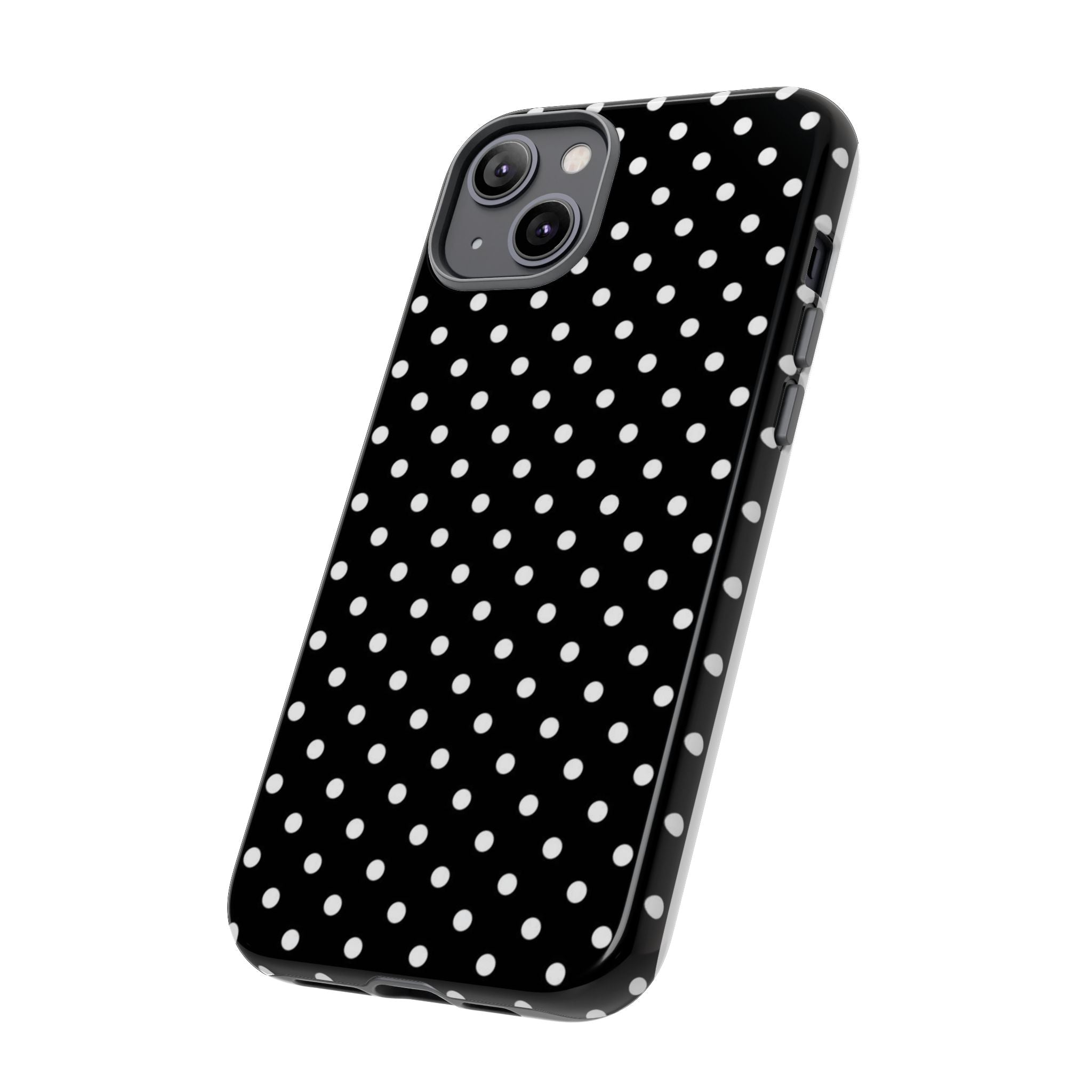 Black Polka Dot Phone Case