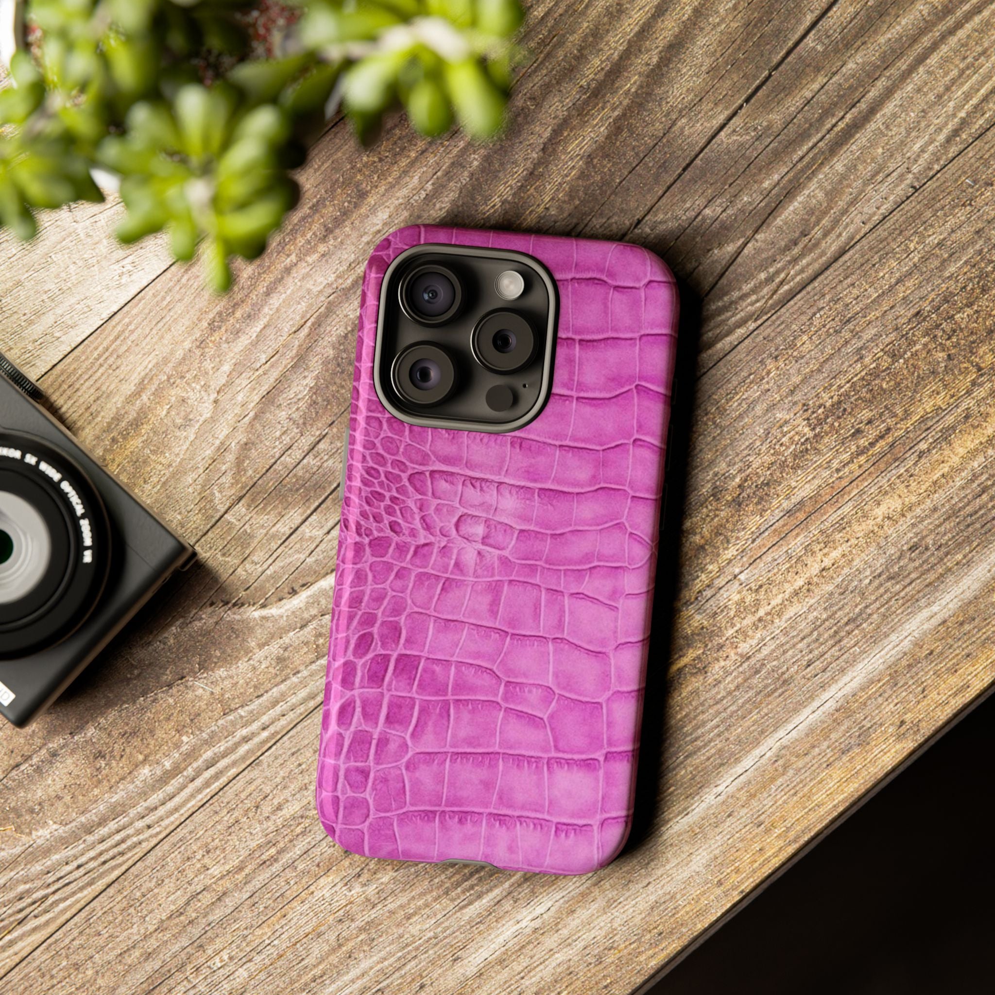Purple Croc Phone Case