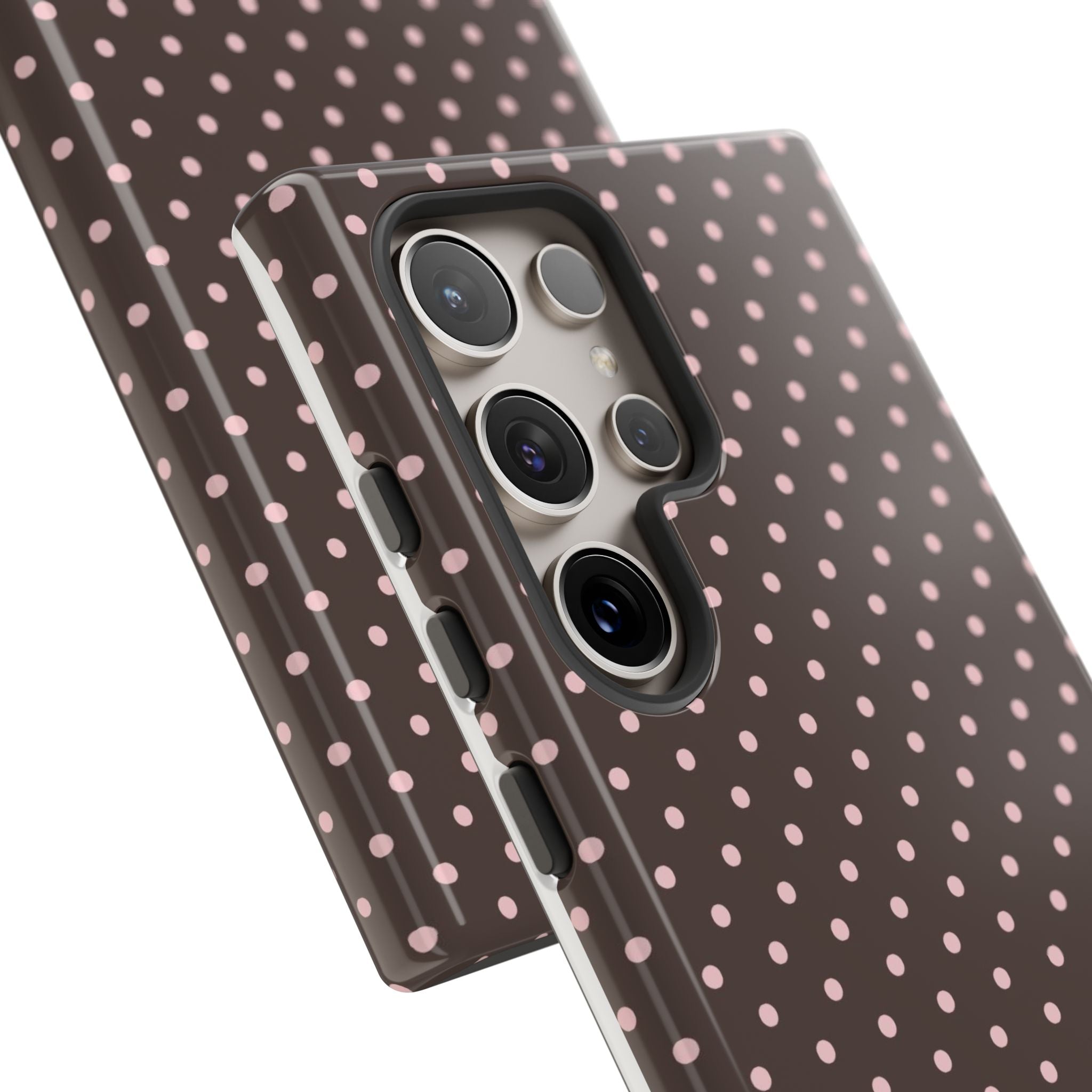 Brown Polka Phone Case