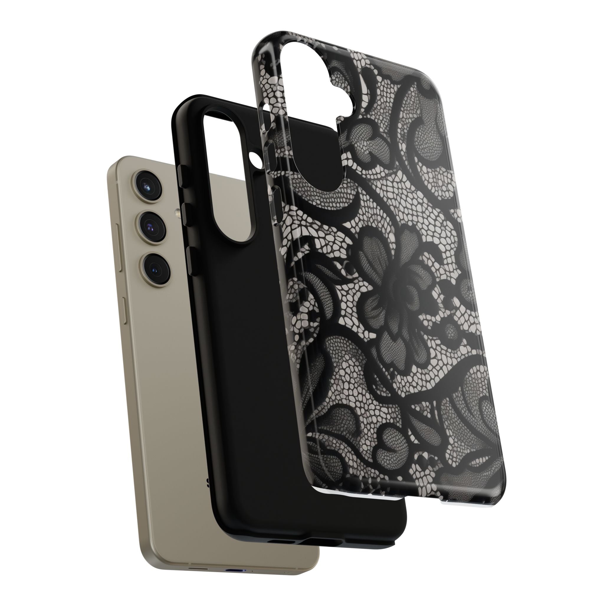 Black Lace Phone Case
