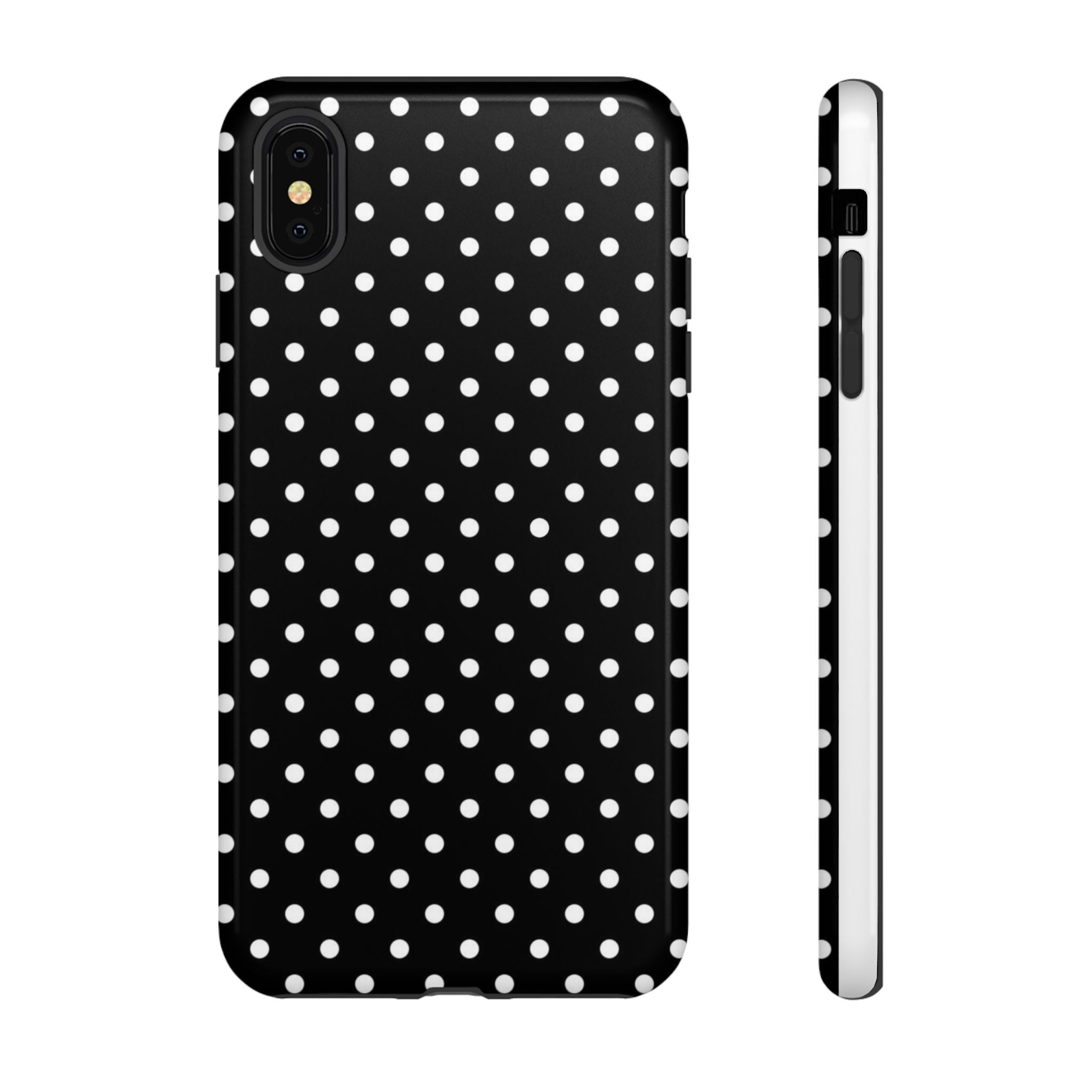 Black Polka Dot Phone Case