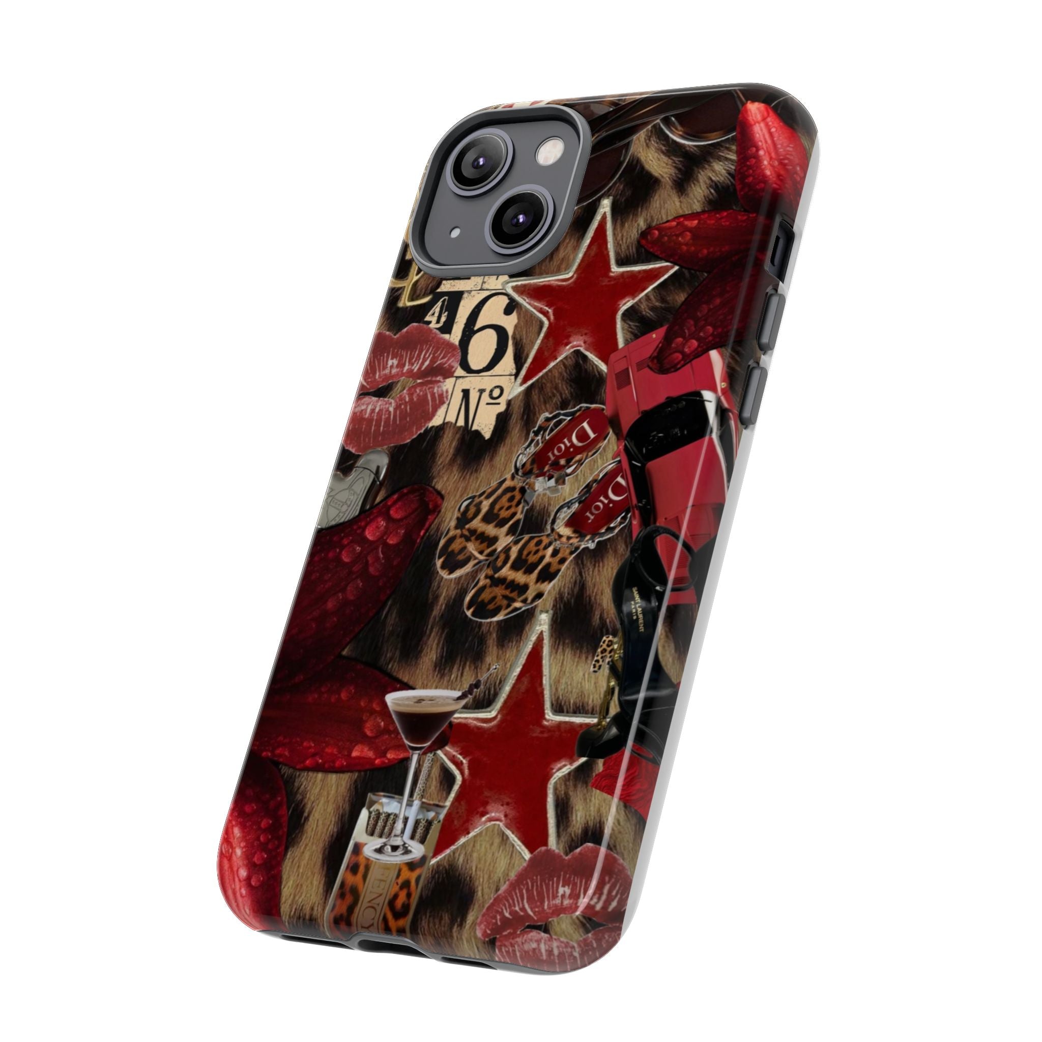 Cheetah Red Phone Case
