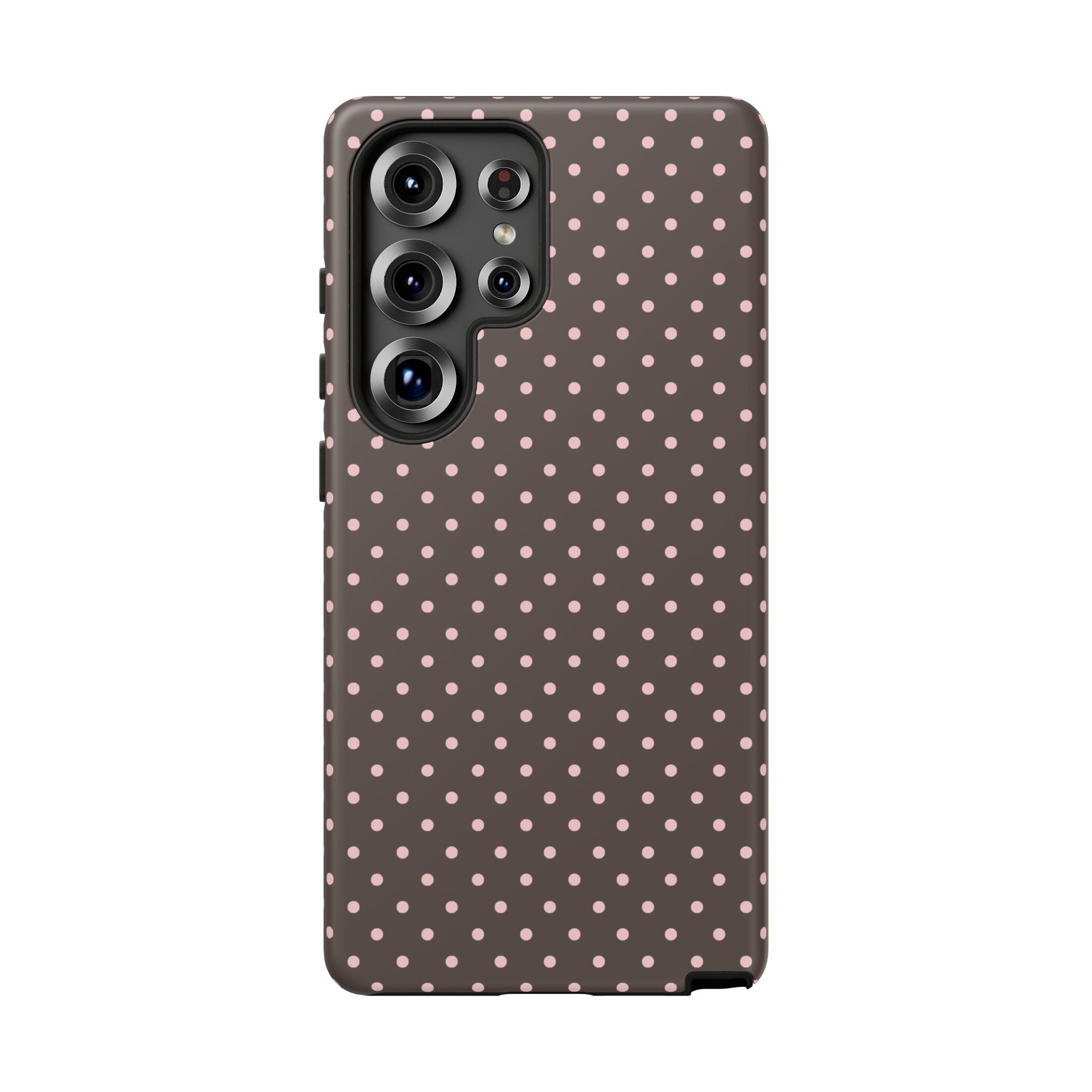 Brown Polka Phone Case
