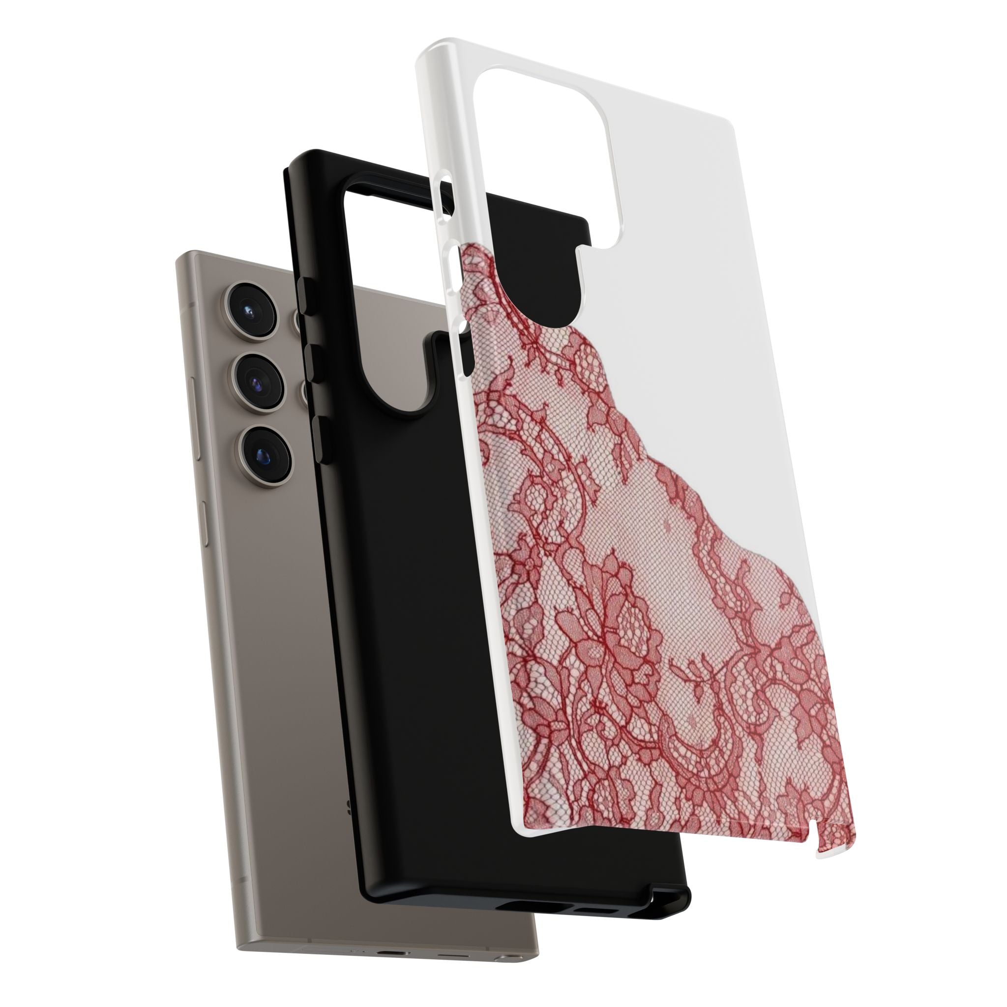 Red Lace Phone Case