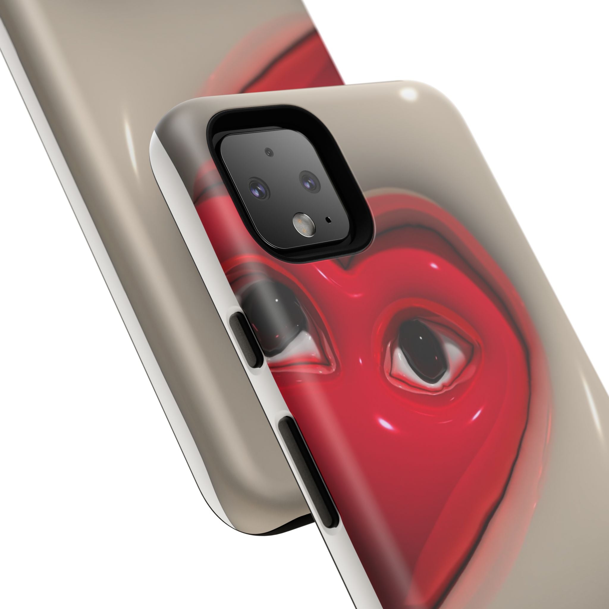3D Hearts Phone Case