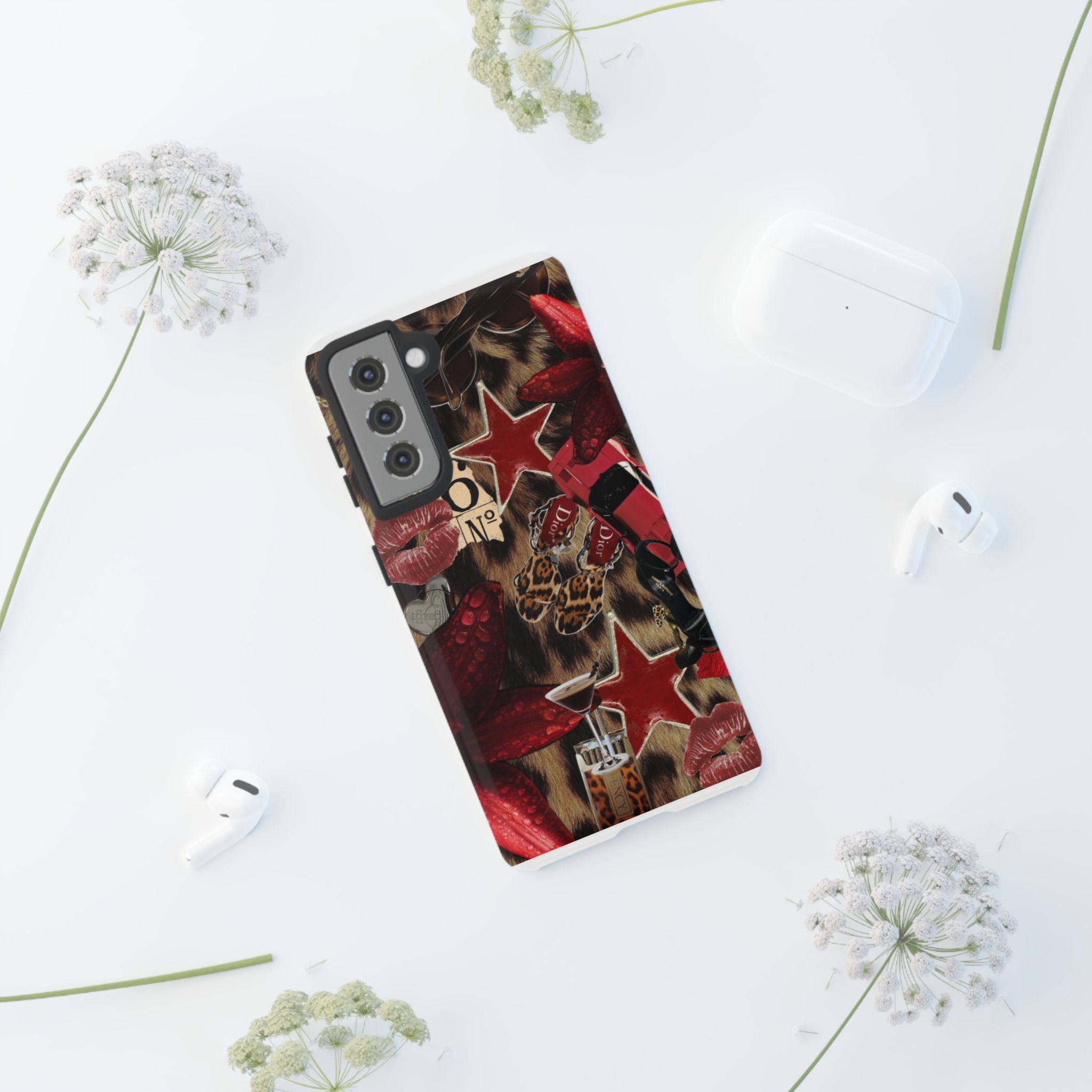 Cheetah Red Phone Case
