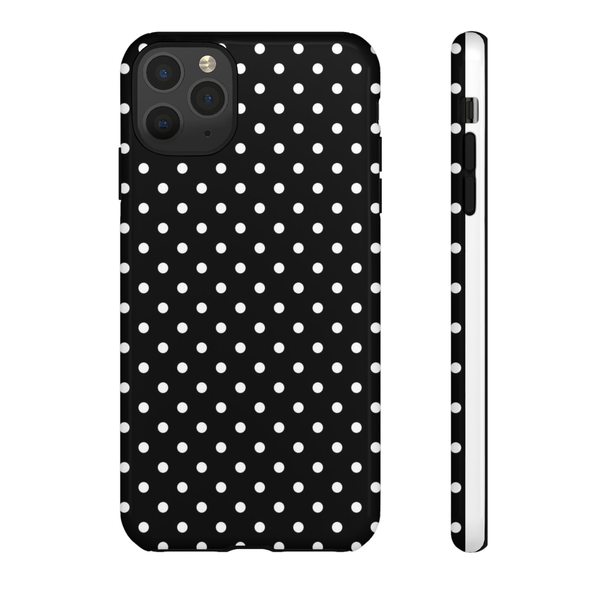 Black Polka Dot Phone Case