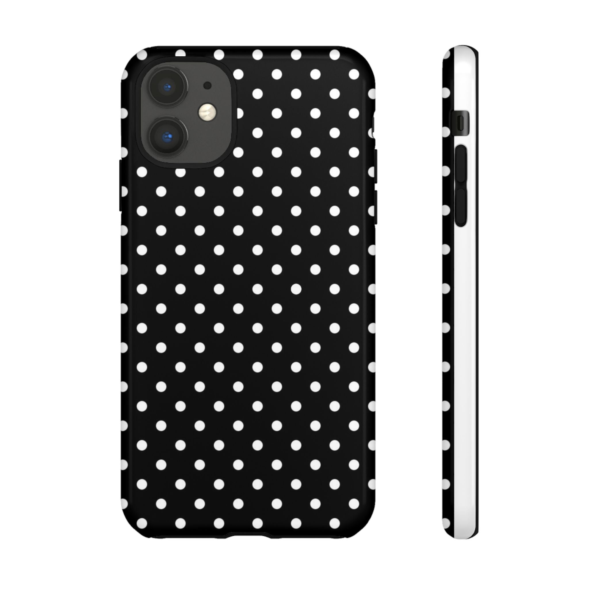 Black Polka Dot Phone Case