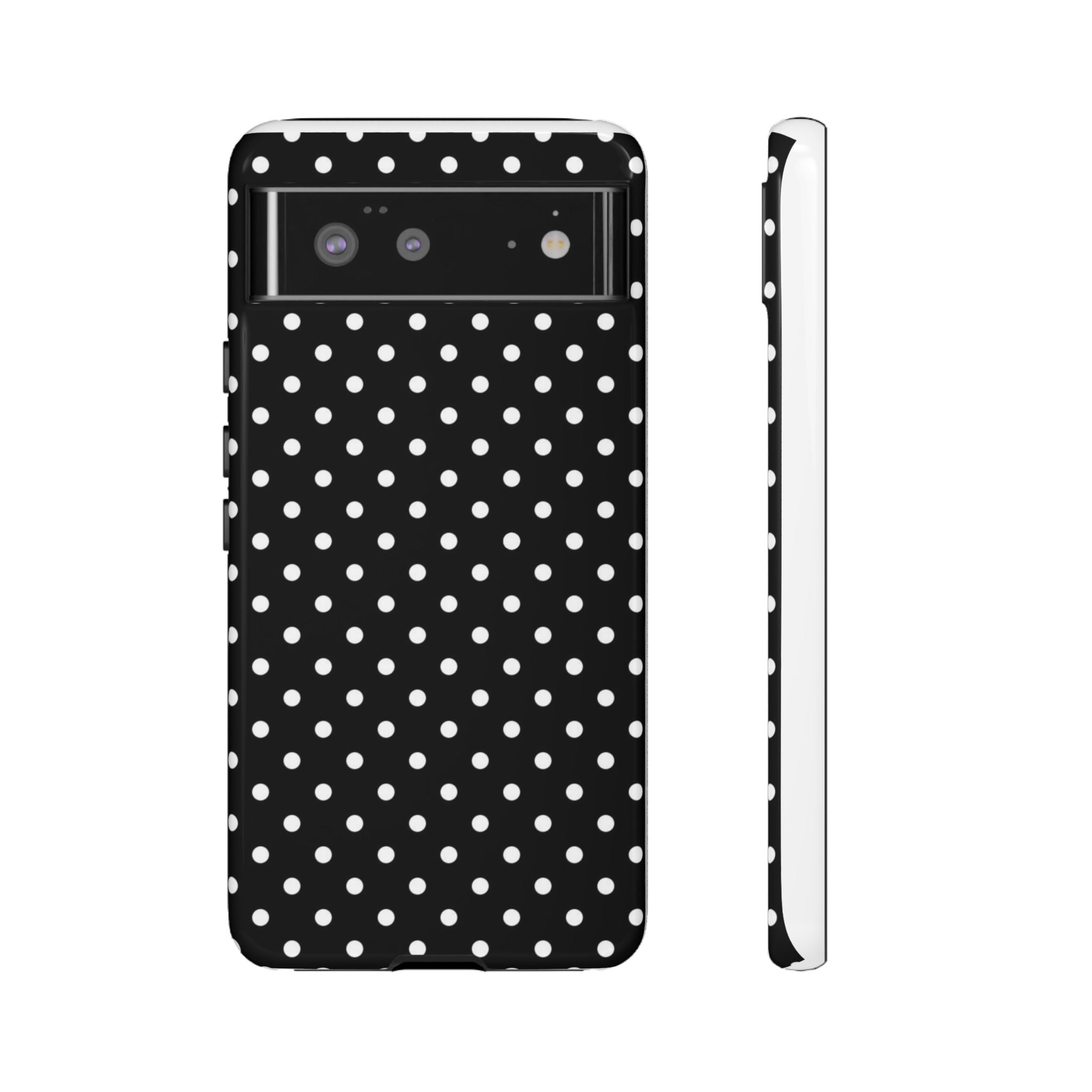Black Polka Dot Phone Case