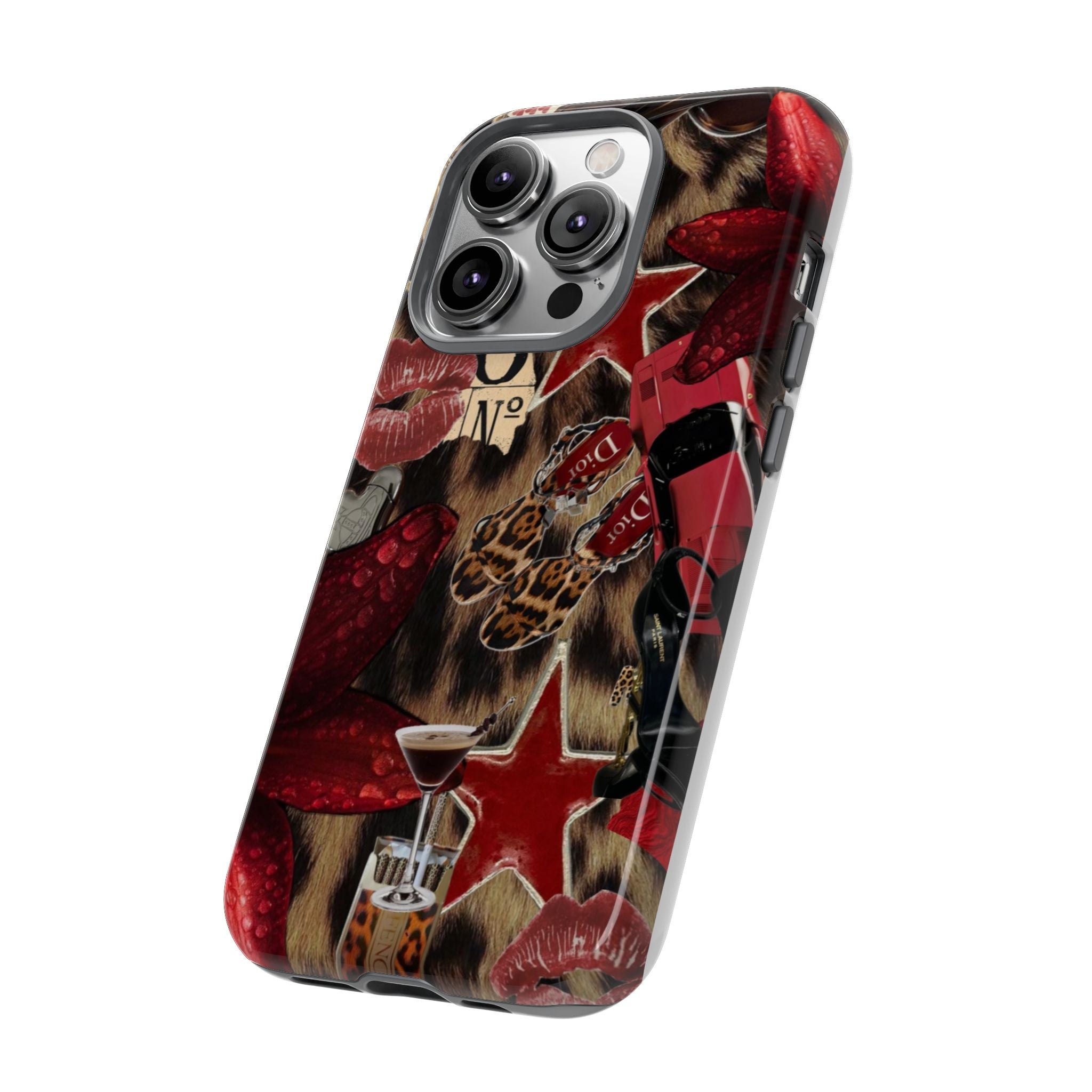 Cheetah Red Phone Case