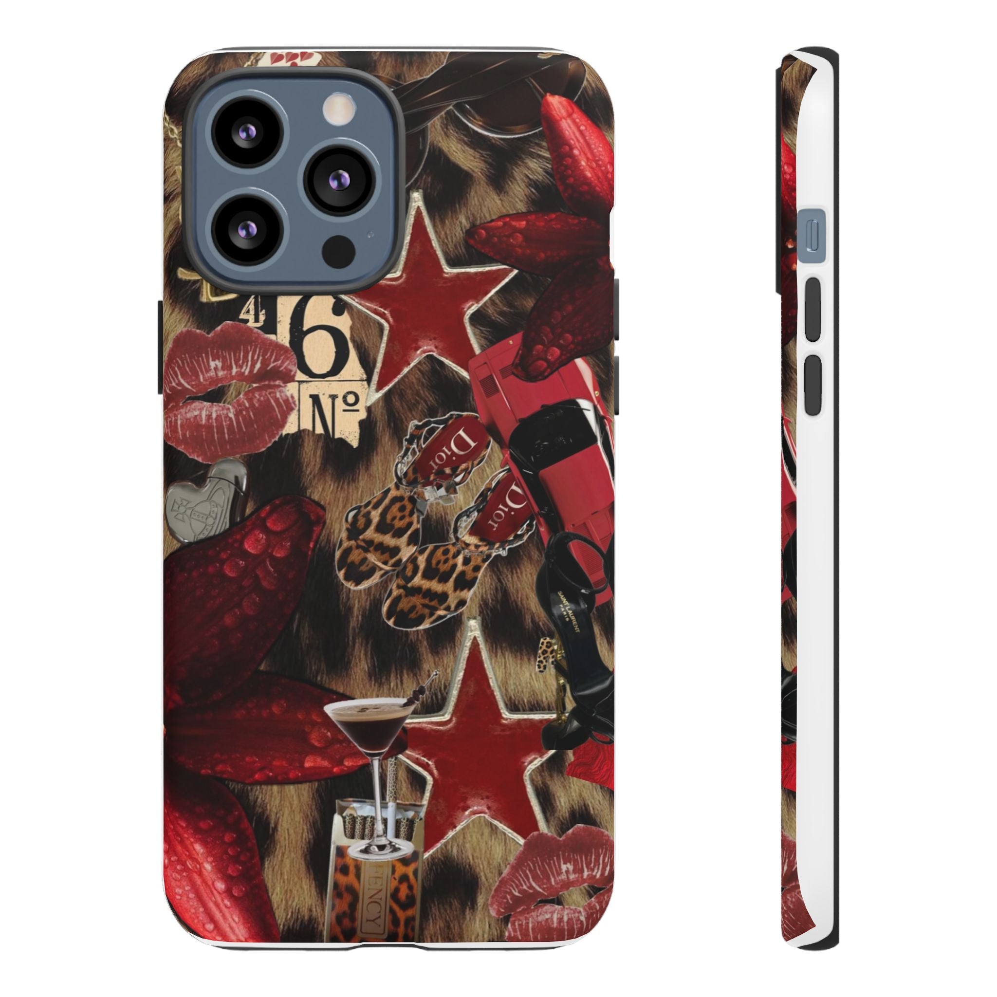 Cheetah Red Phone Case