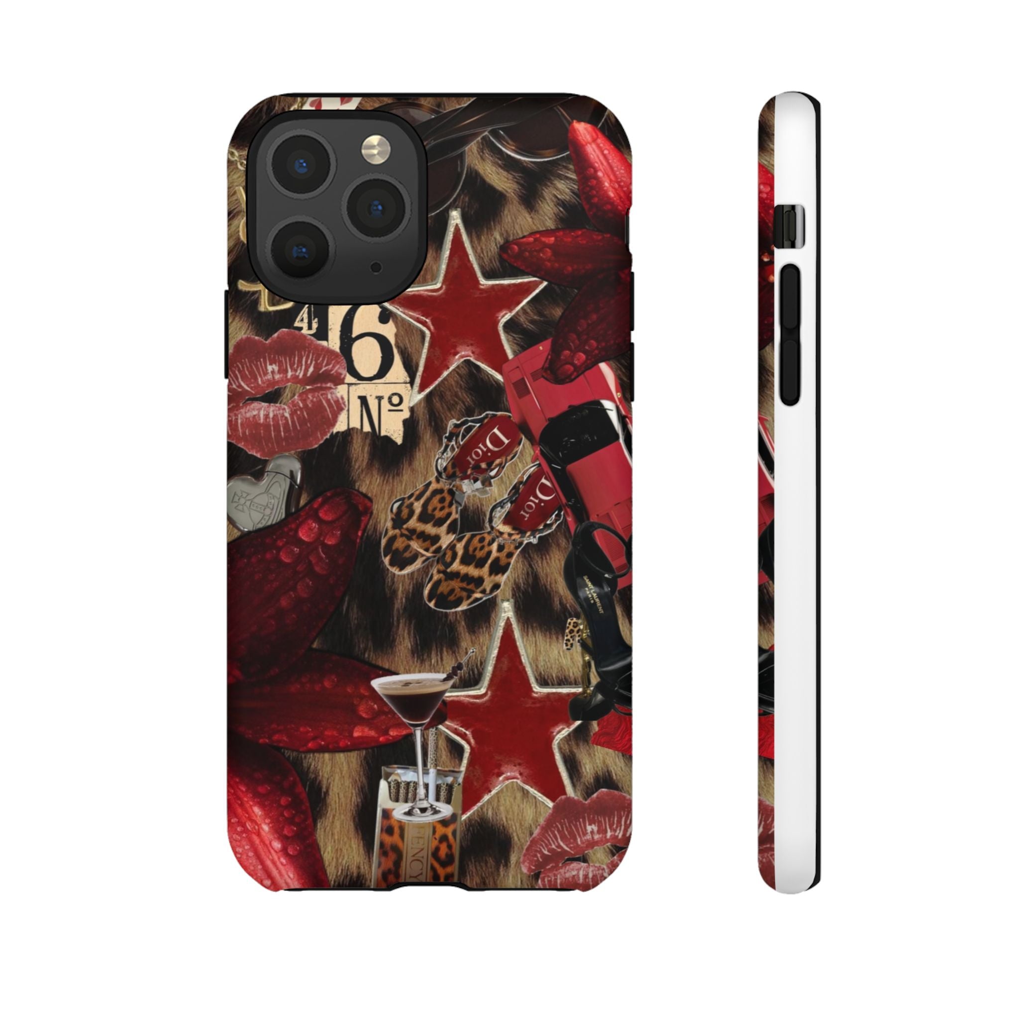 Cheetah Red Phone Case