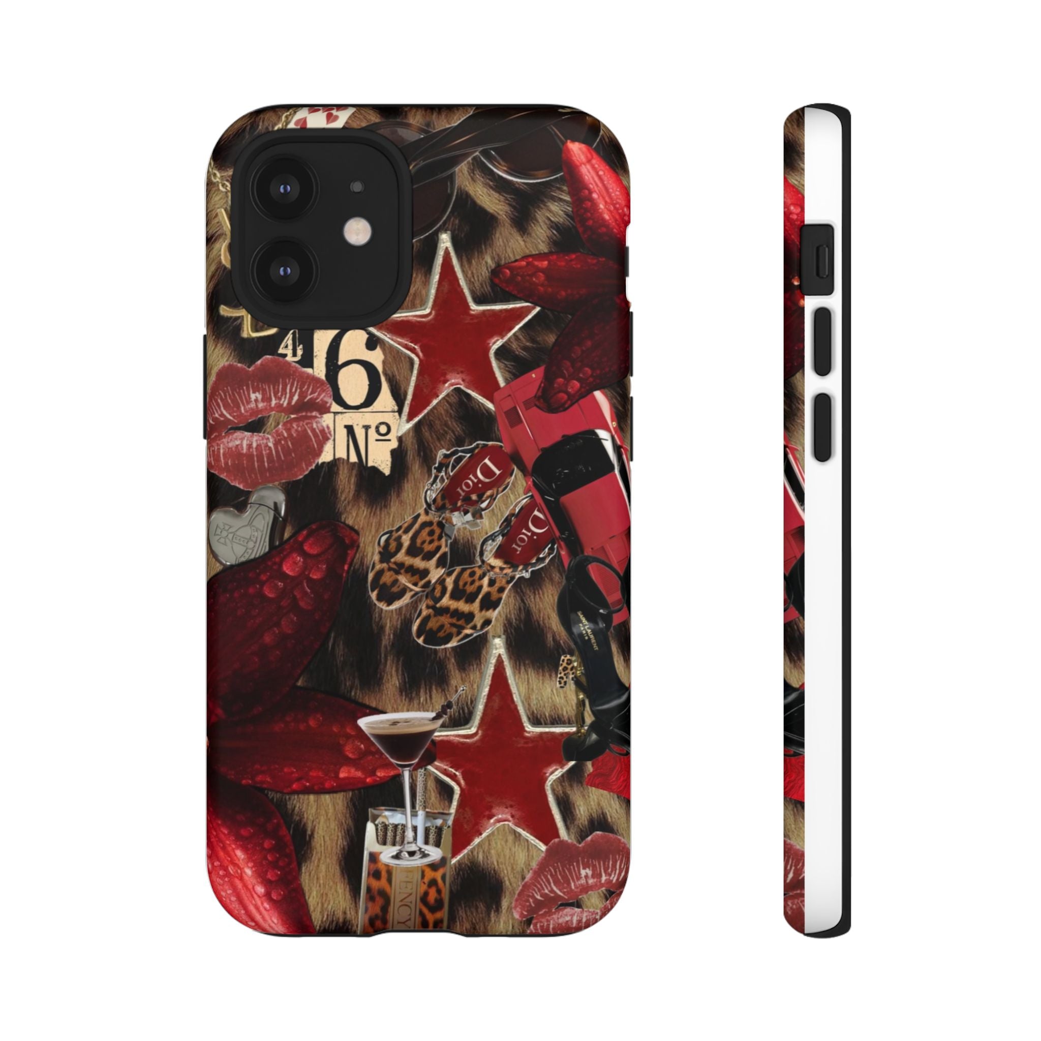 Cheetah Red Phone Case