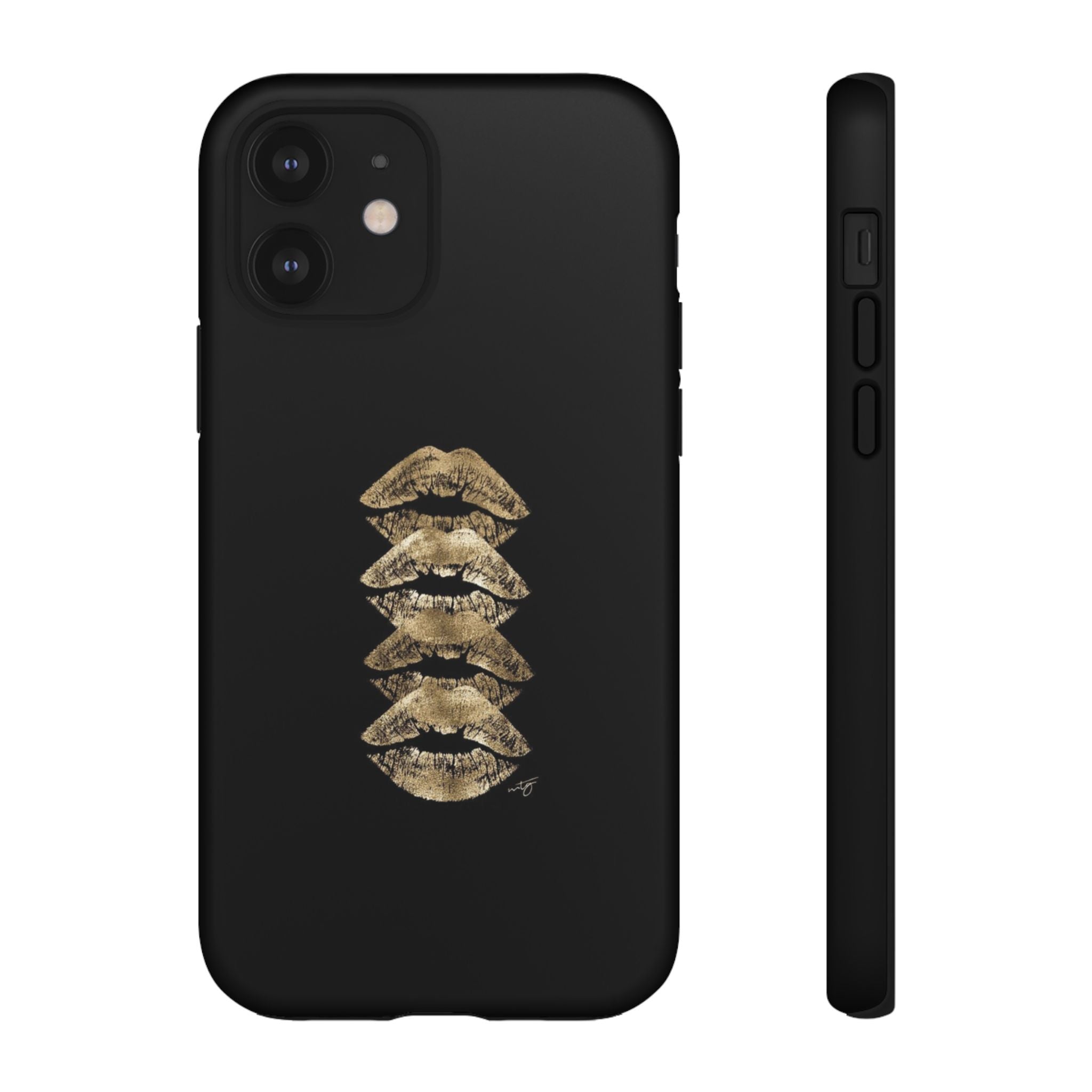 Golden Lipstick Phone Case