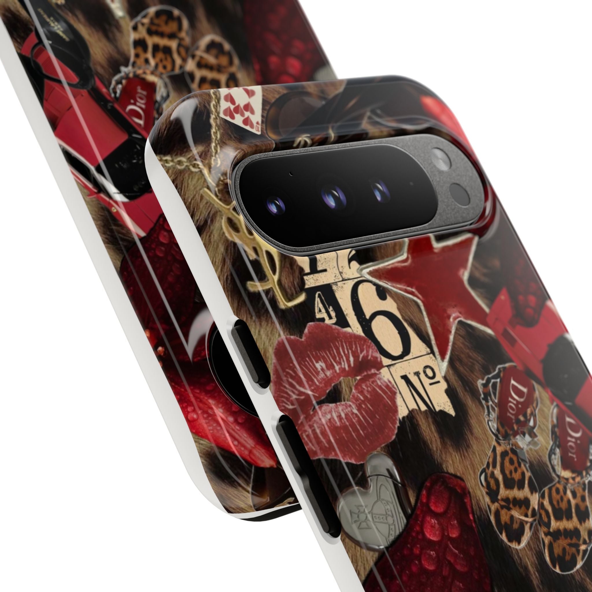 Cheetah Red Phone Case