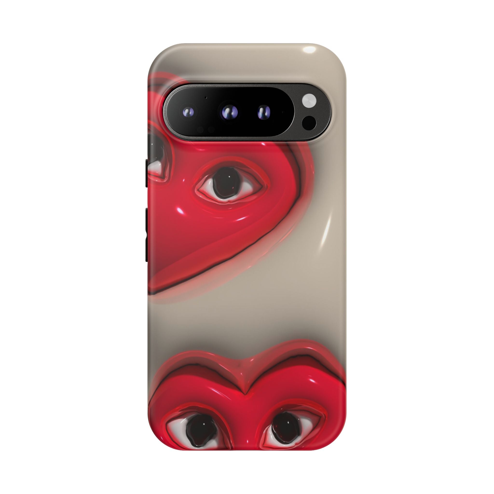 3D Hearts Phone Case