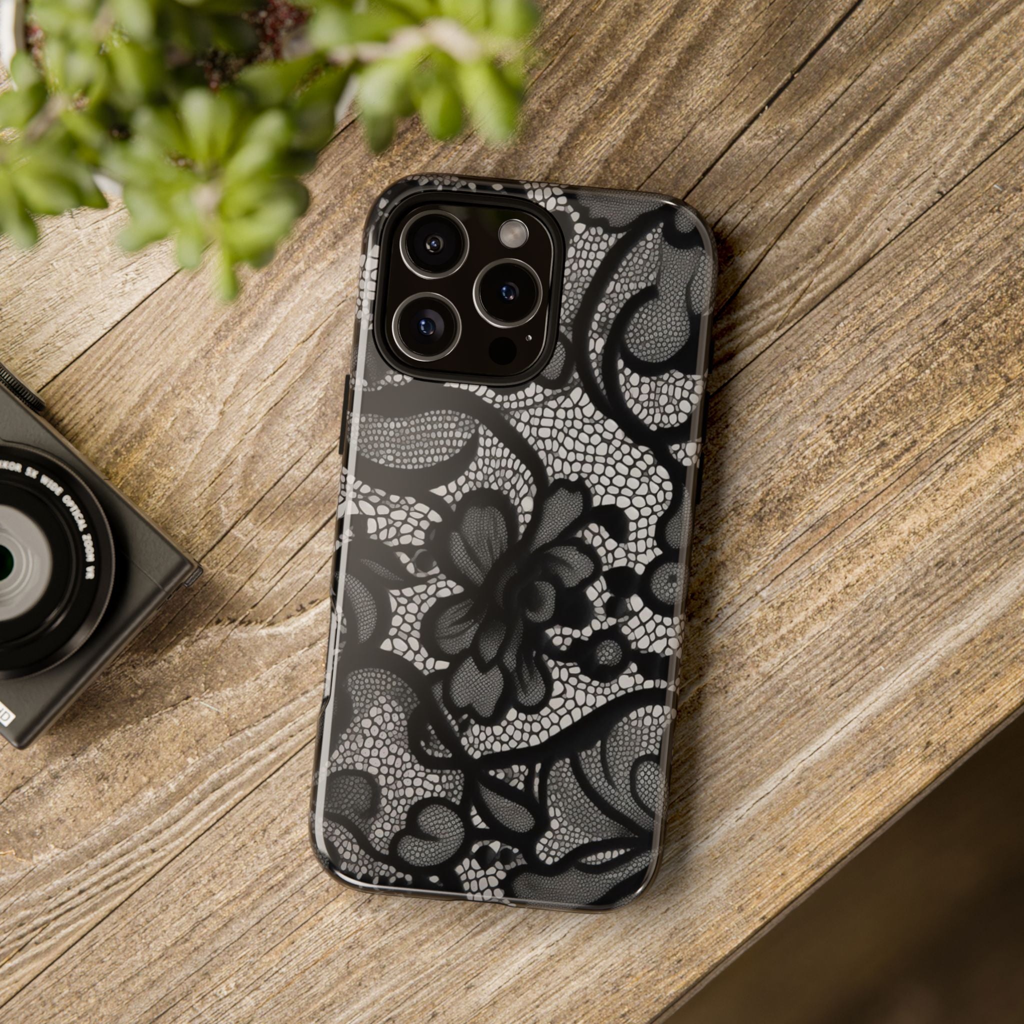 Black Lace Phone Case