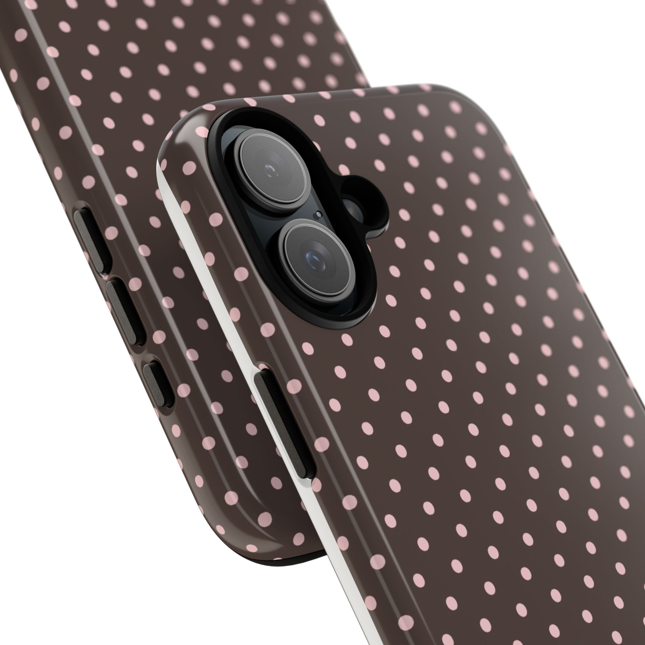 Brown Polka Phone Case