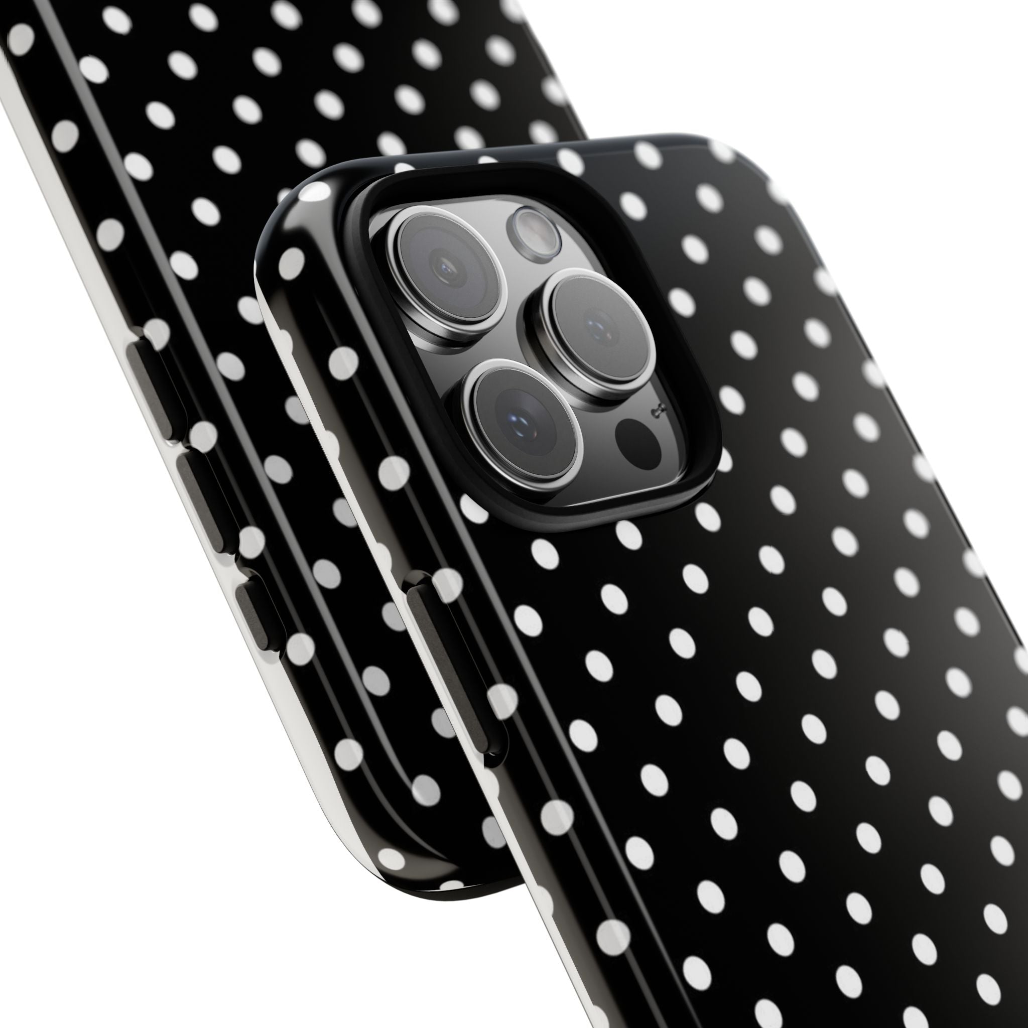 Black Polka Dot Phone Case