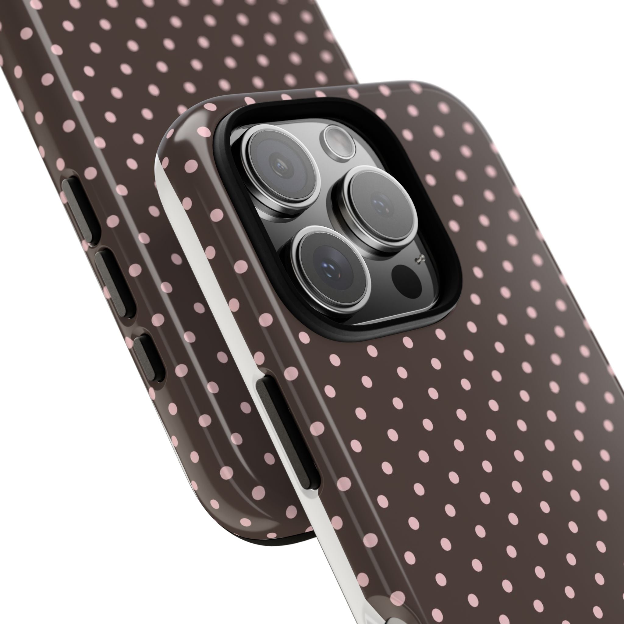 Brown Polka Phone Case