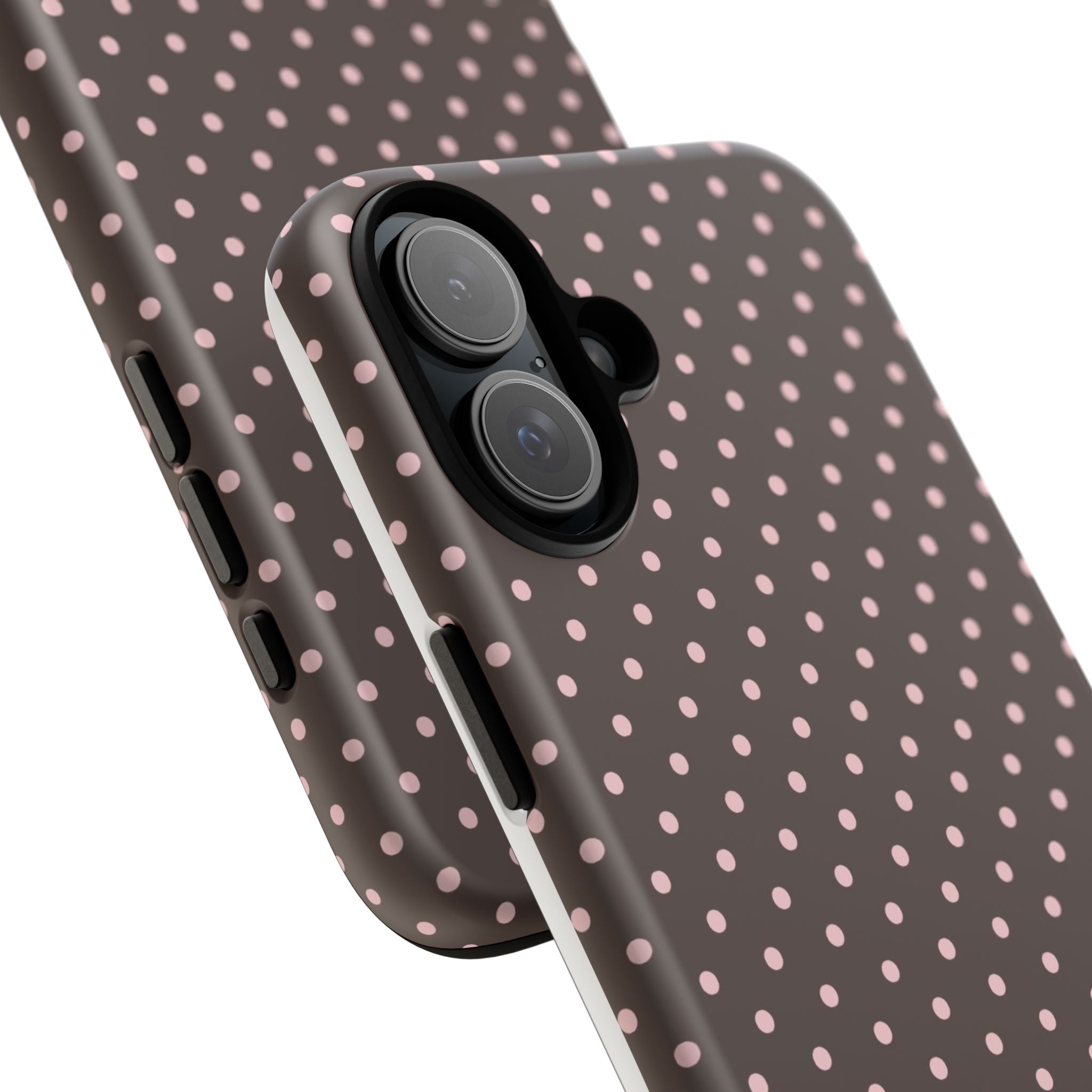 Brown Polka Phone Case