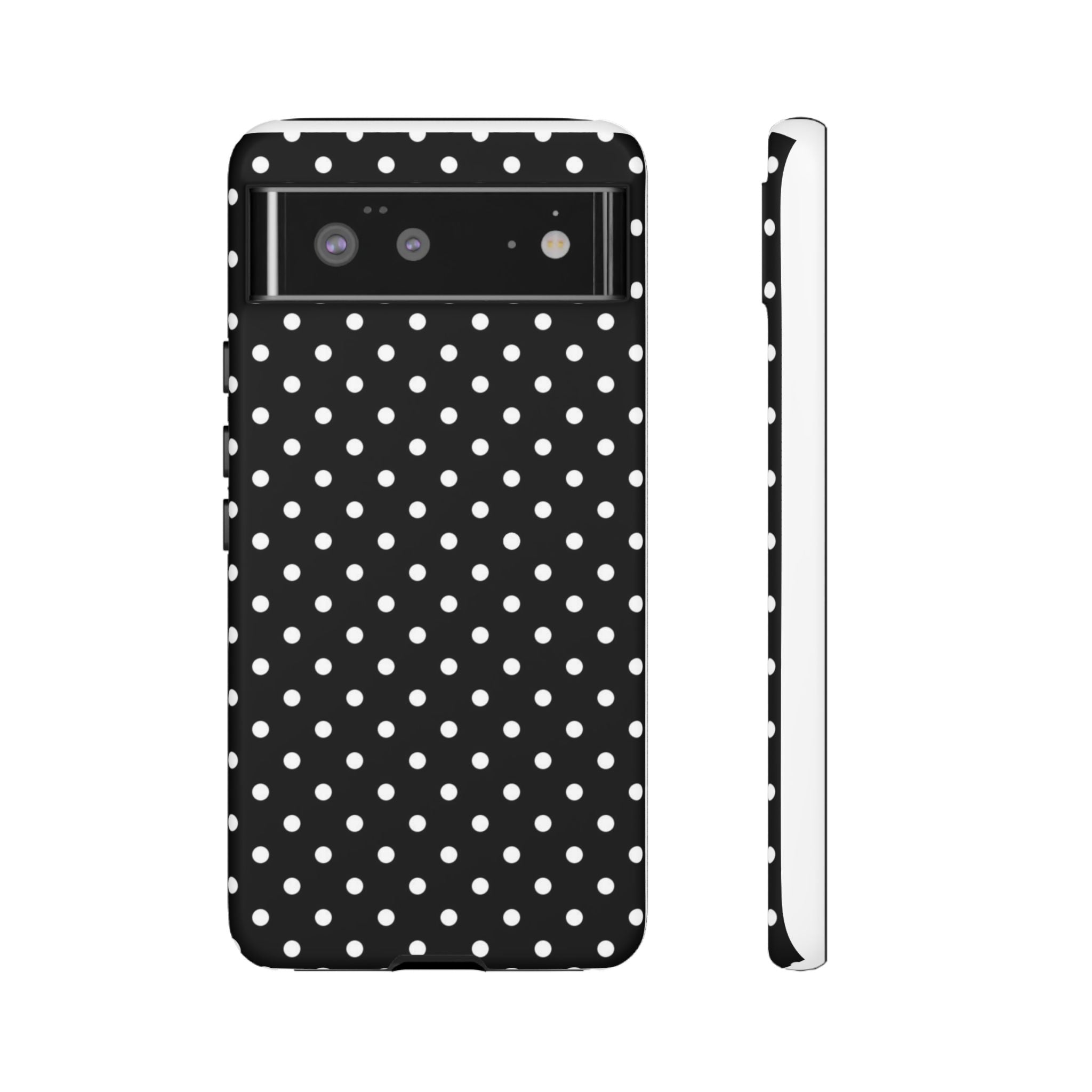 Black Polka Dot Phone Case