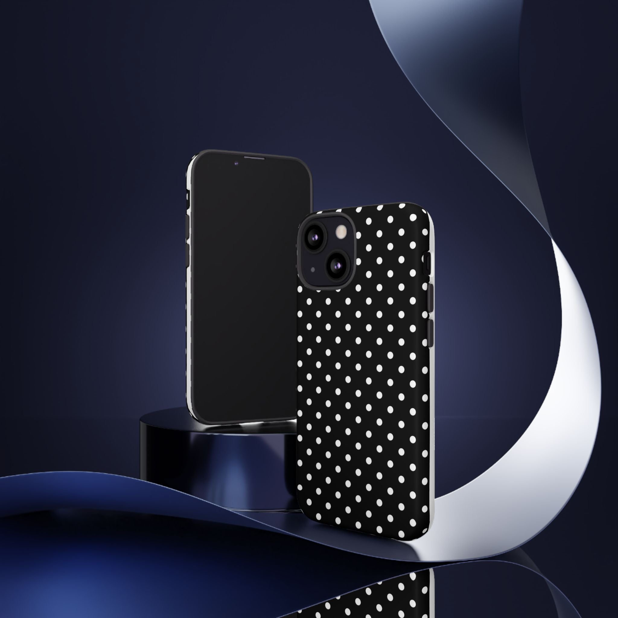 Black Polka Dot Phone Case