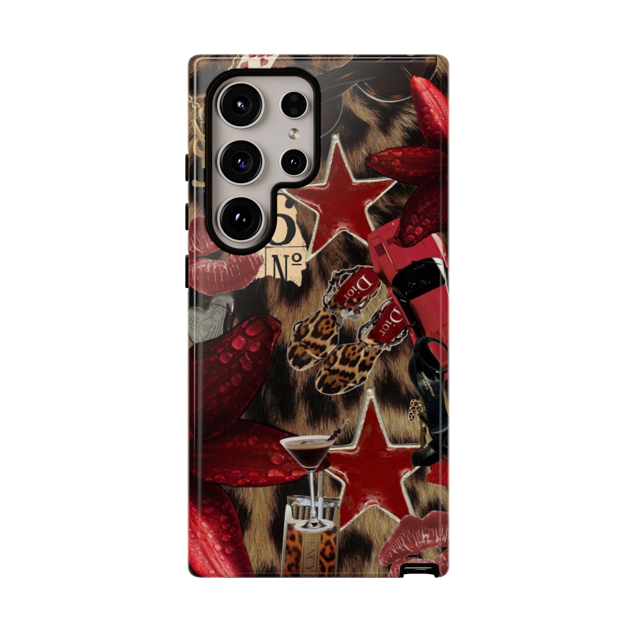 Cheetah Red Phone Case