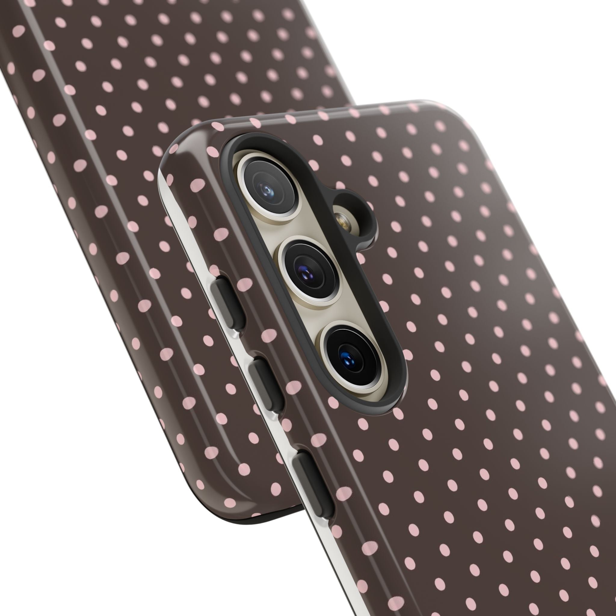 Brown Polka Phone Case