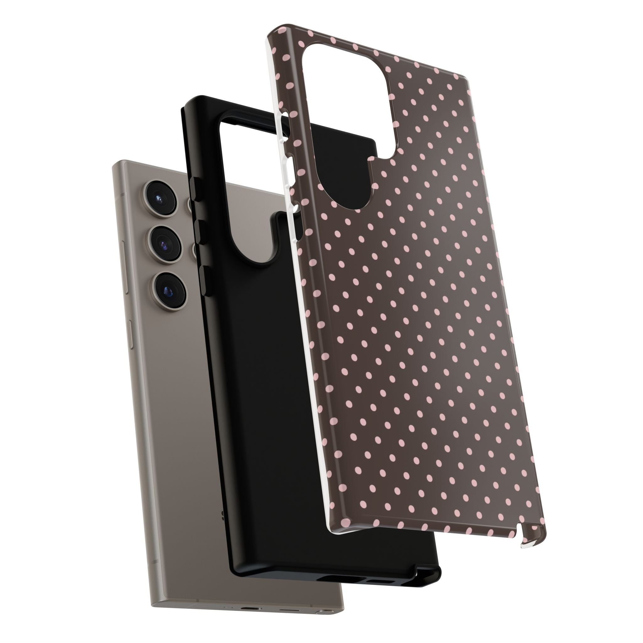 Brown Polka Phone Case