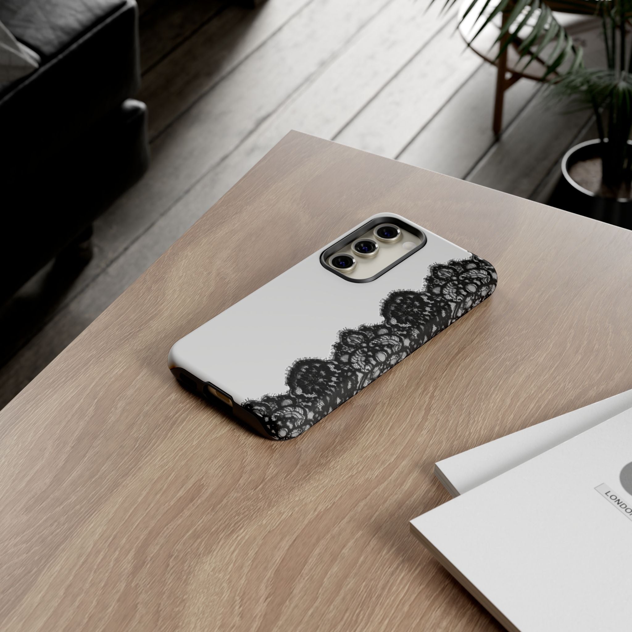 Black Lace Phone Case