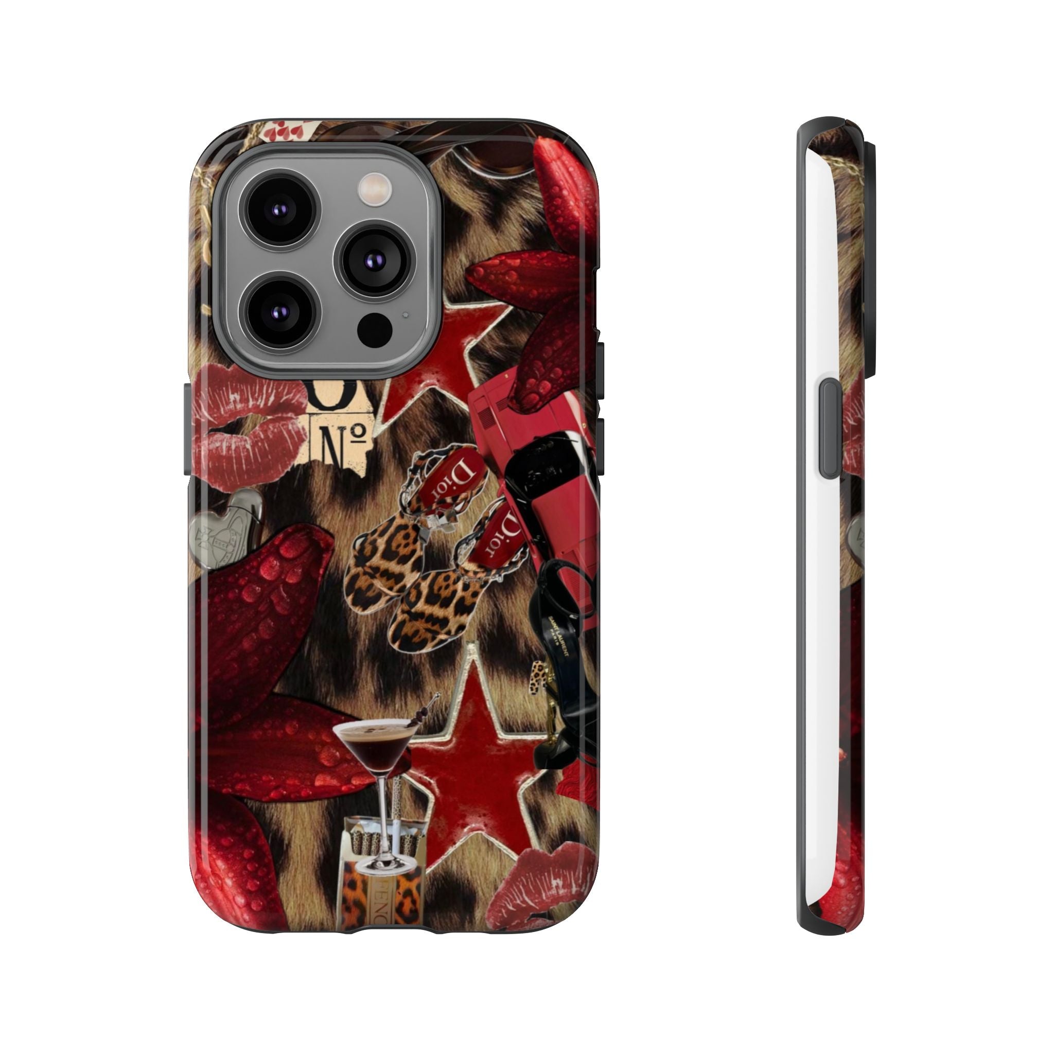 Cheetah Red Phone Case