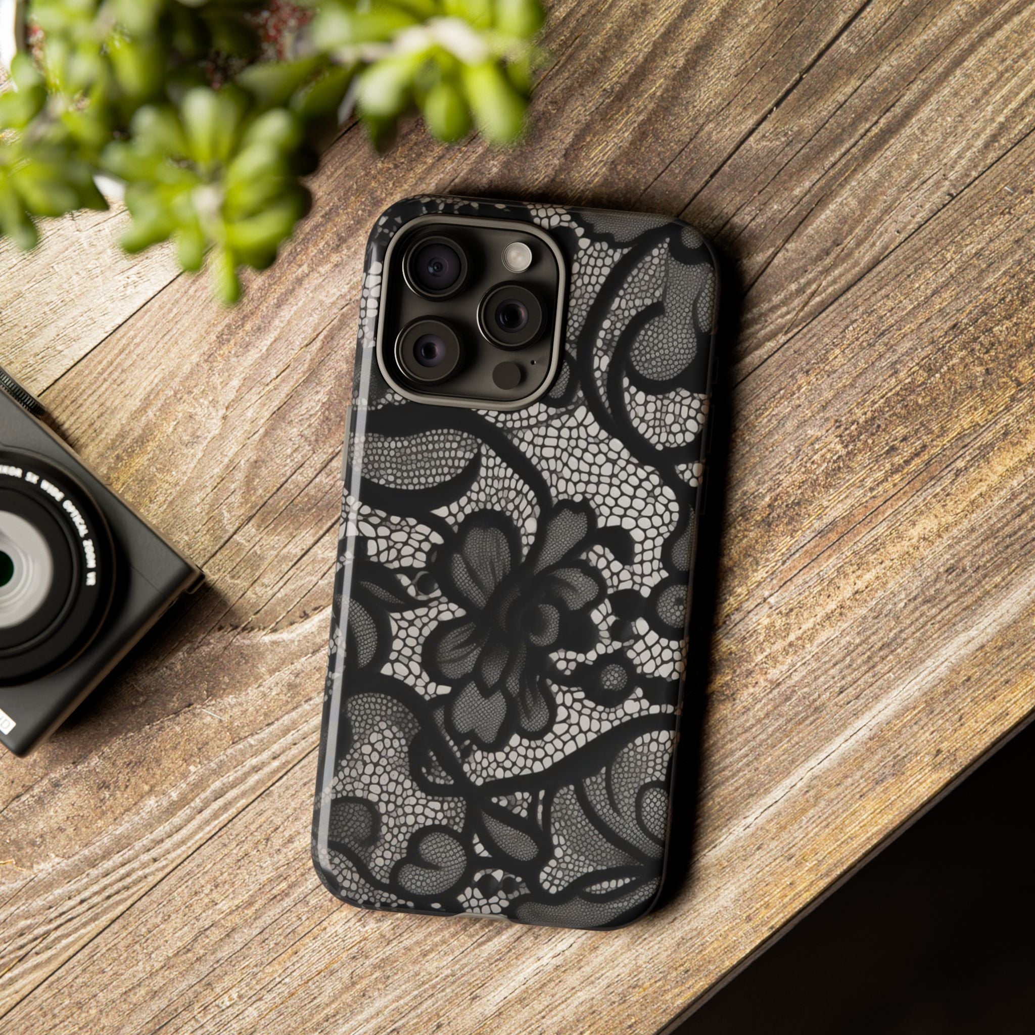 Black Lace Phone Case