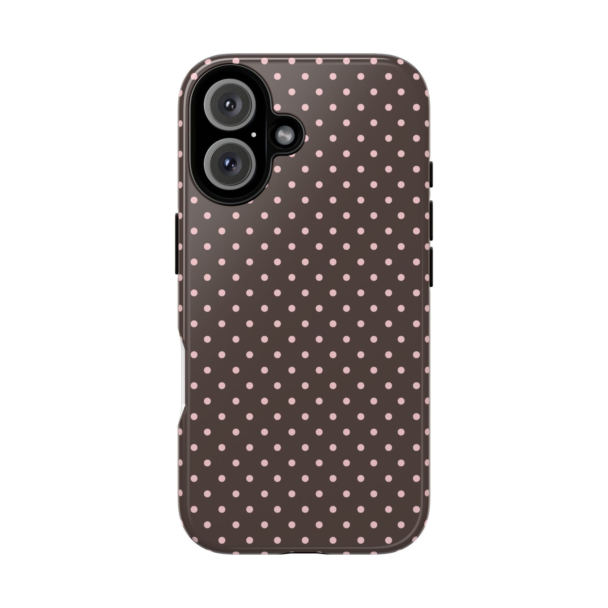 Brown Polka Phone Case