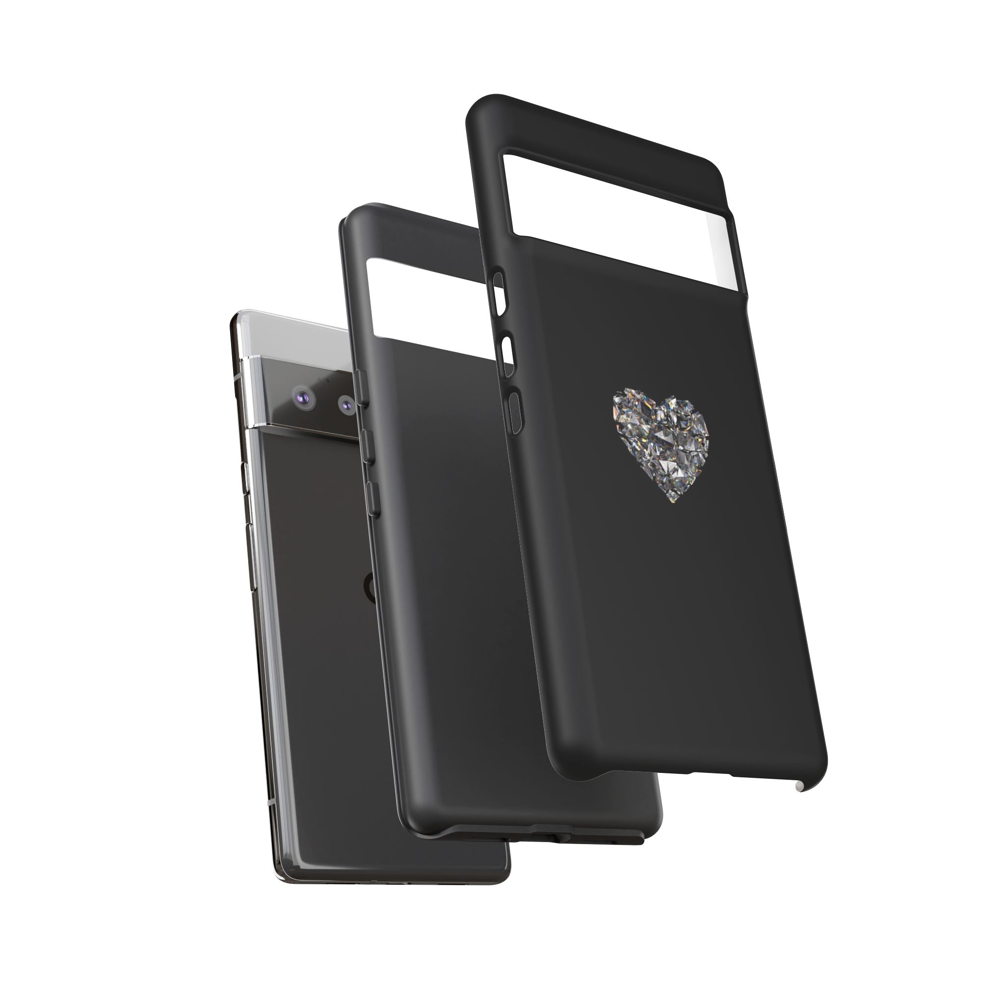 Crystal Heart Phone Case