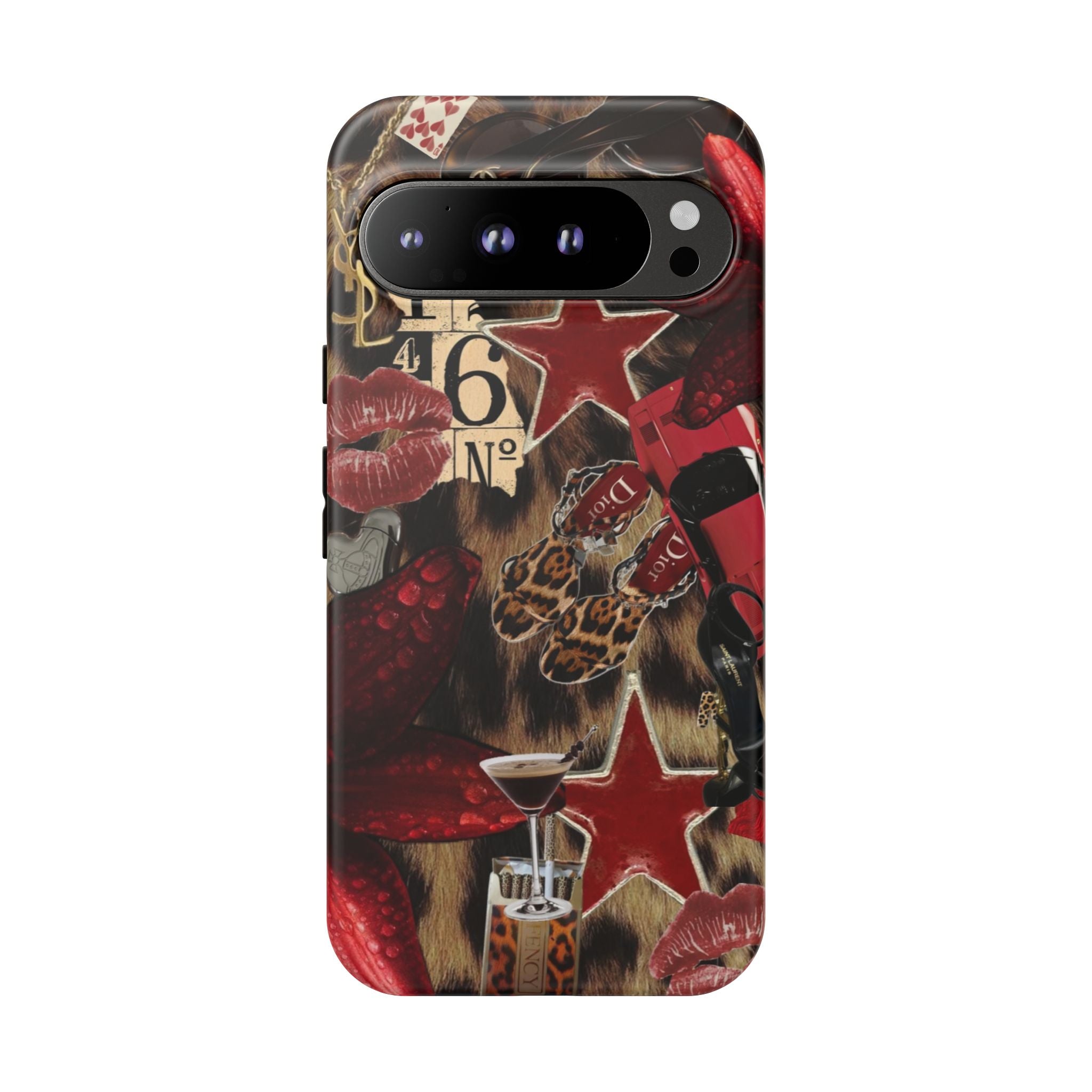 Cheetah Red Phone Case