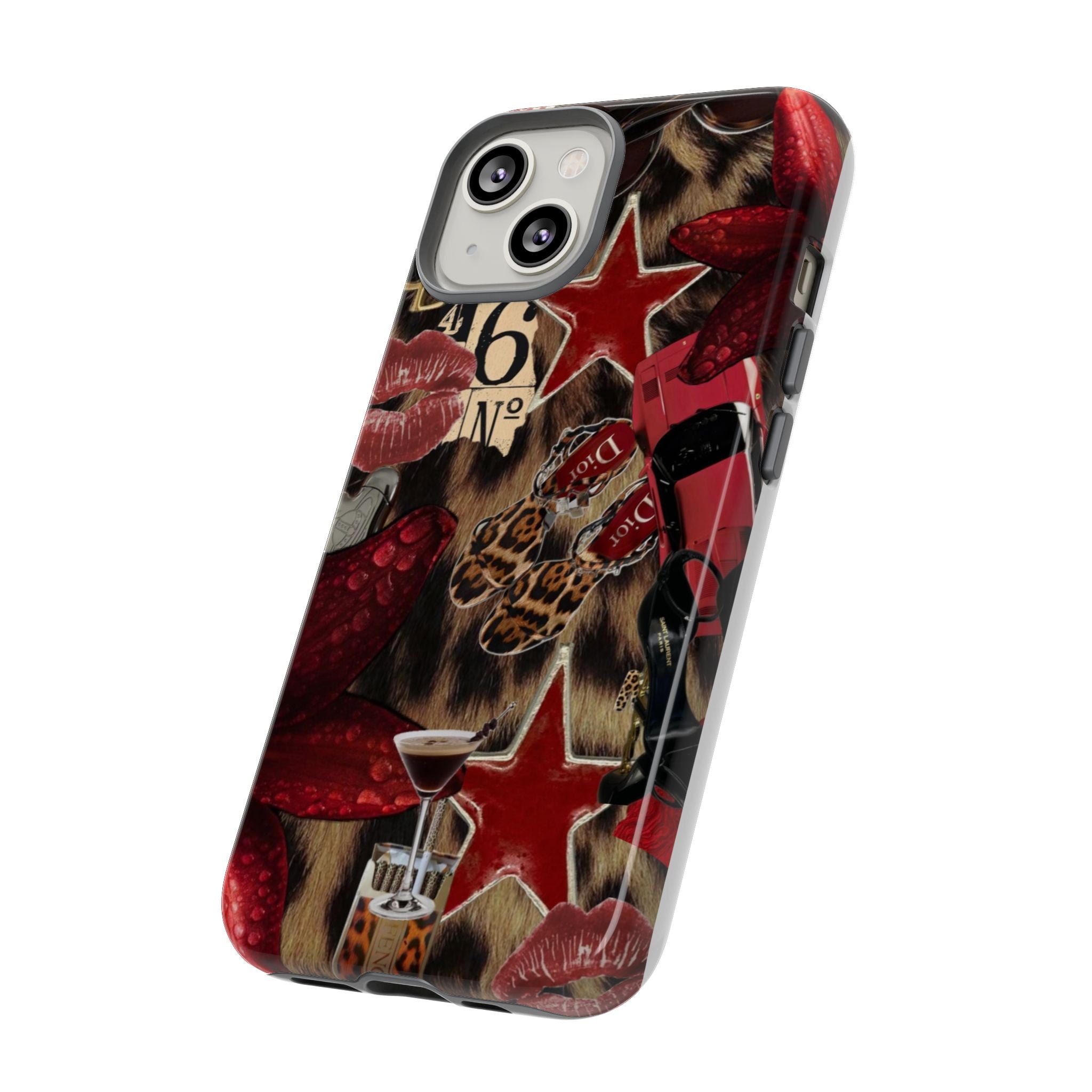 Cheetah Red Phone Case