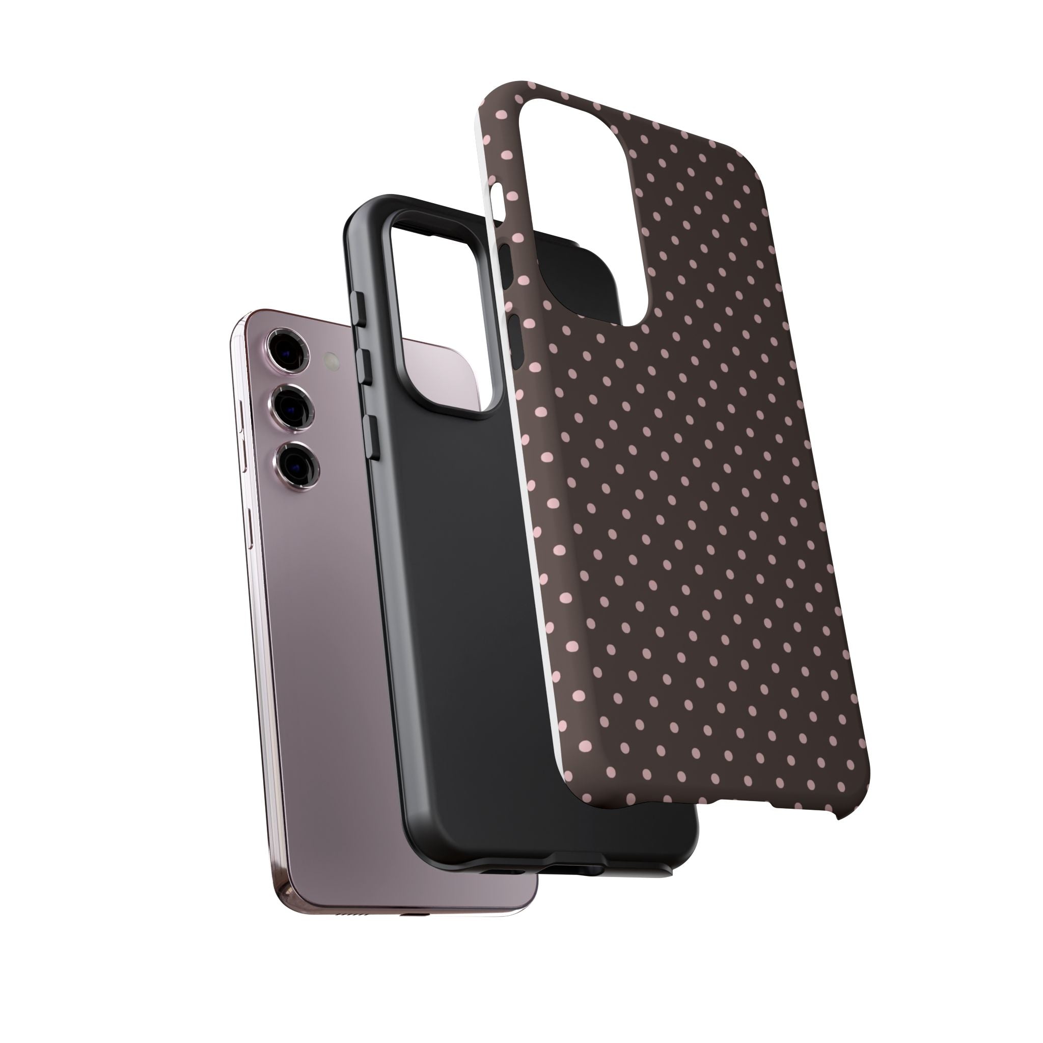 Brown Polka Phone Case