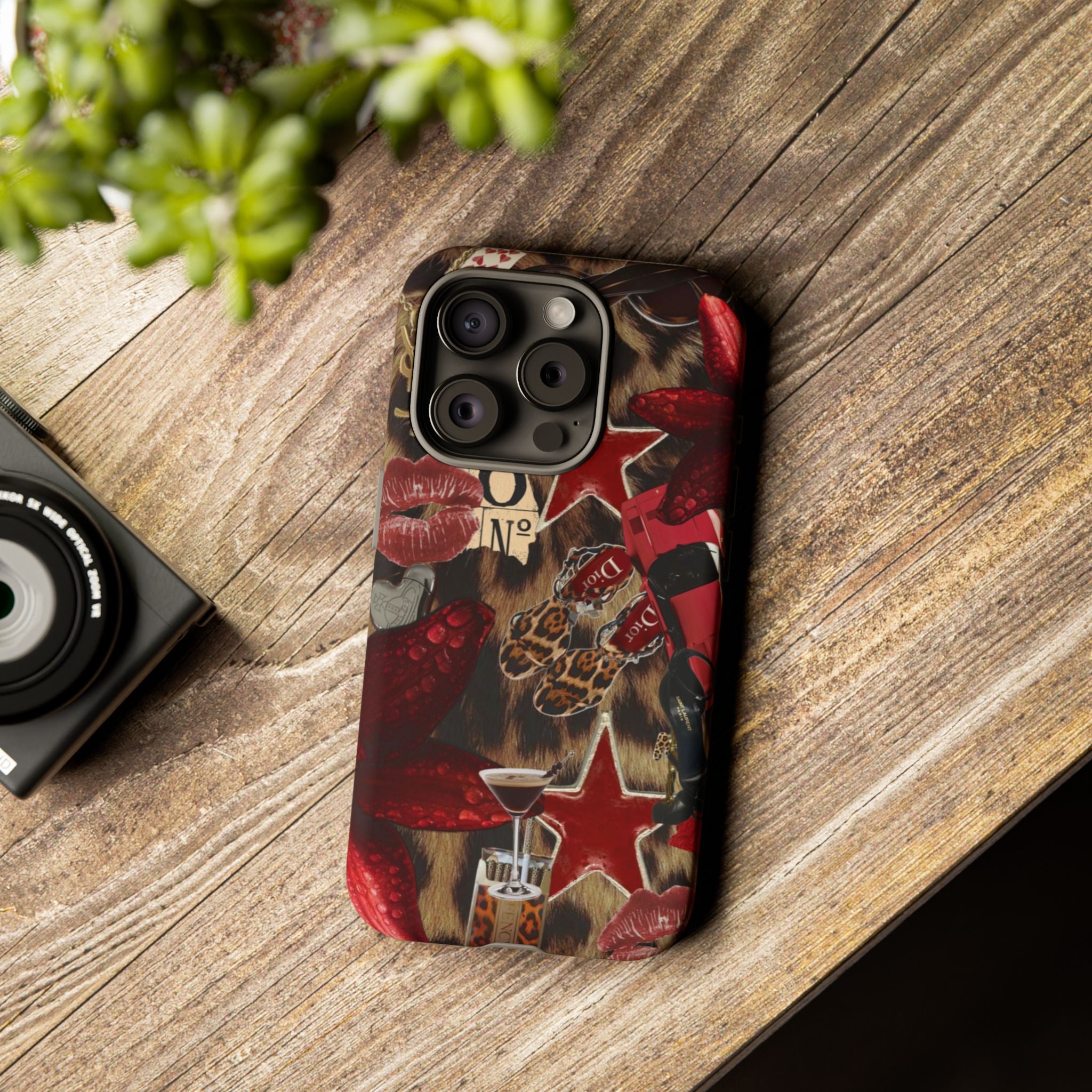 Cheetah Red Phone Case