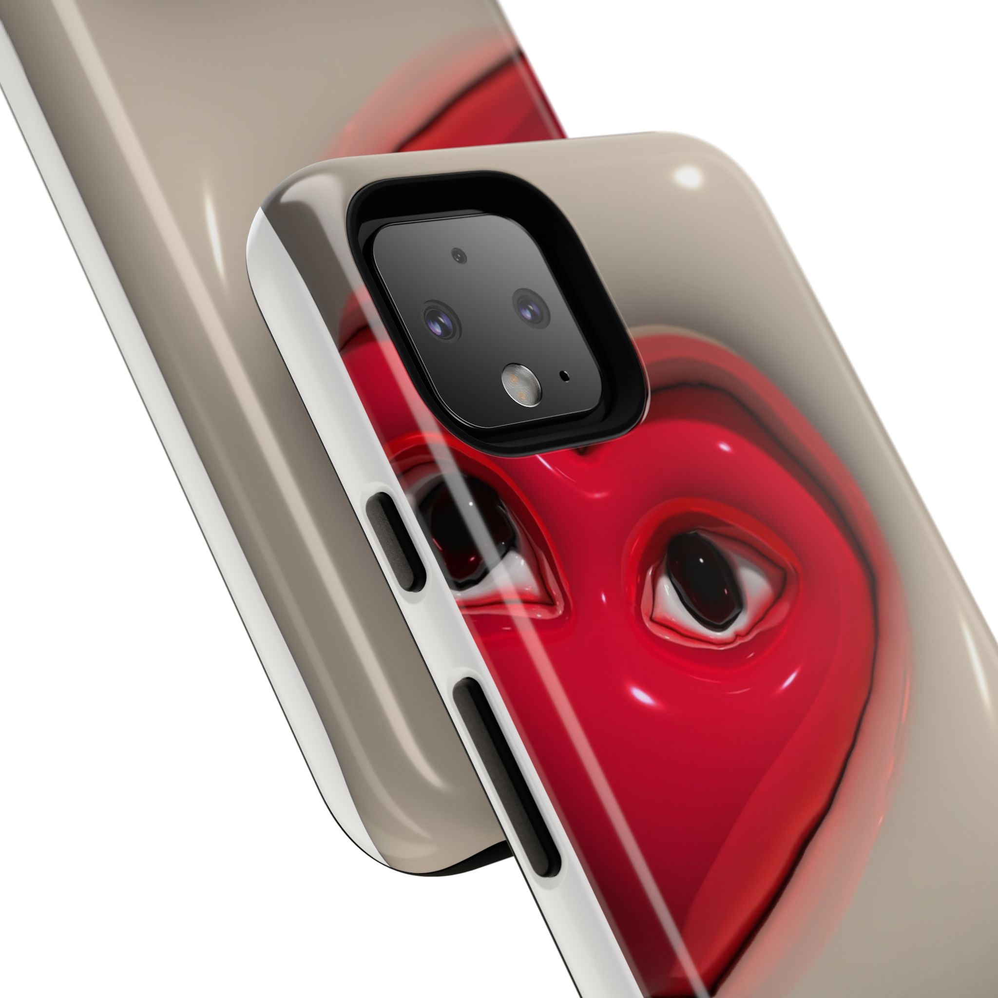 3D Hearts Phone Case