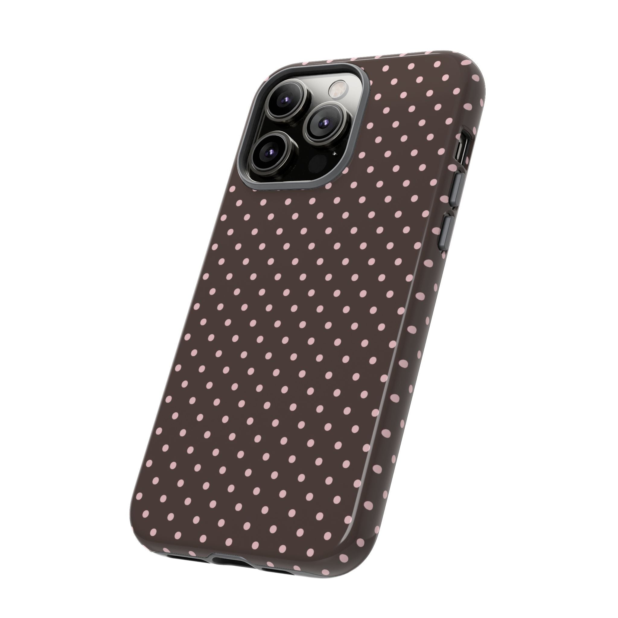 Brown Polka Phone Case