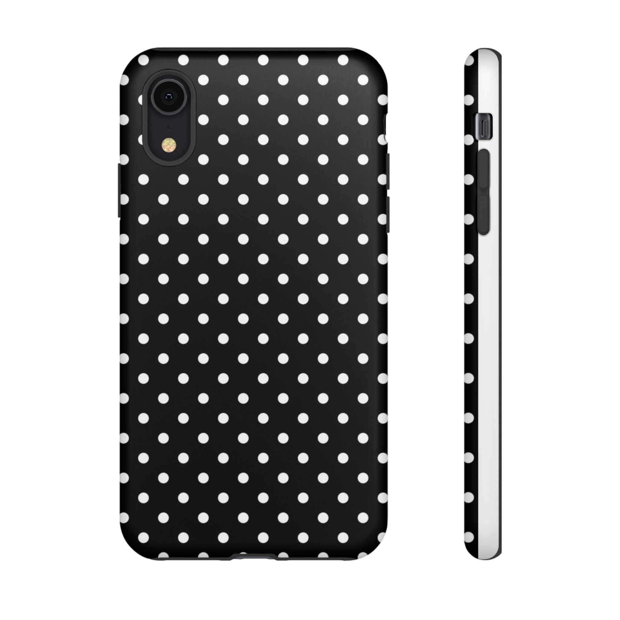 Black Polka Dot Phone Case
