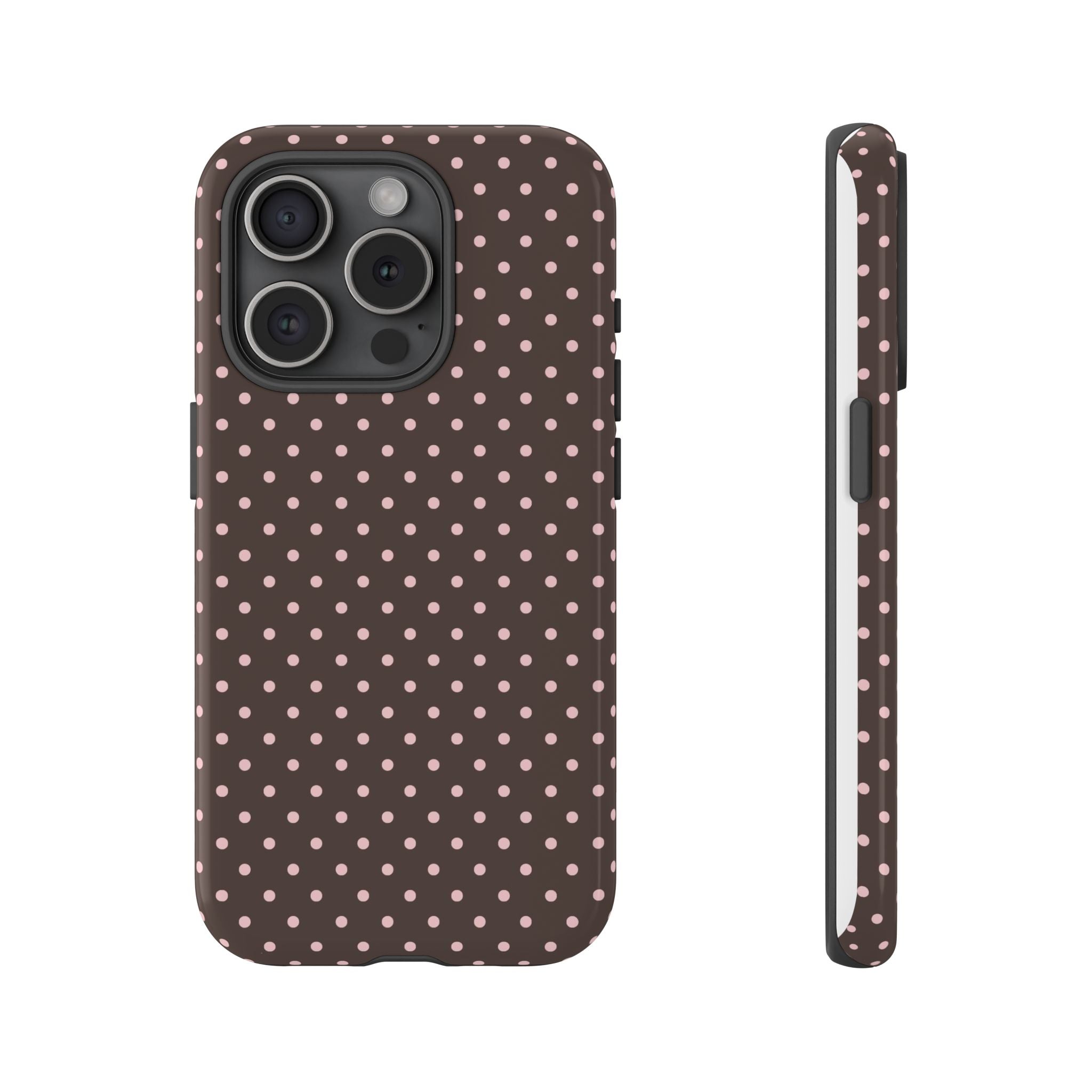 Brown Polka Phone Case