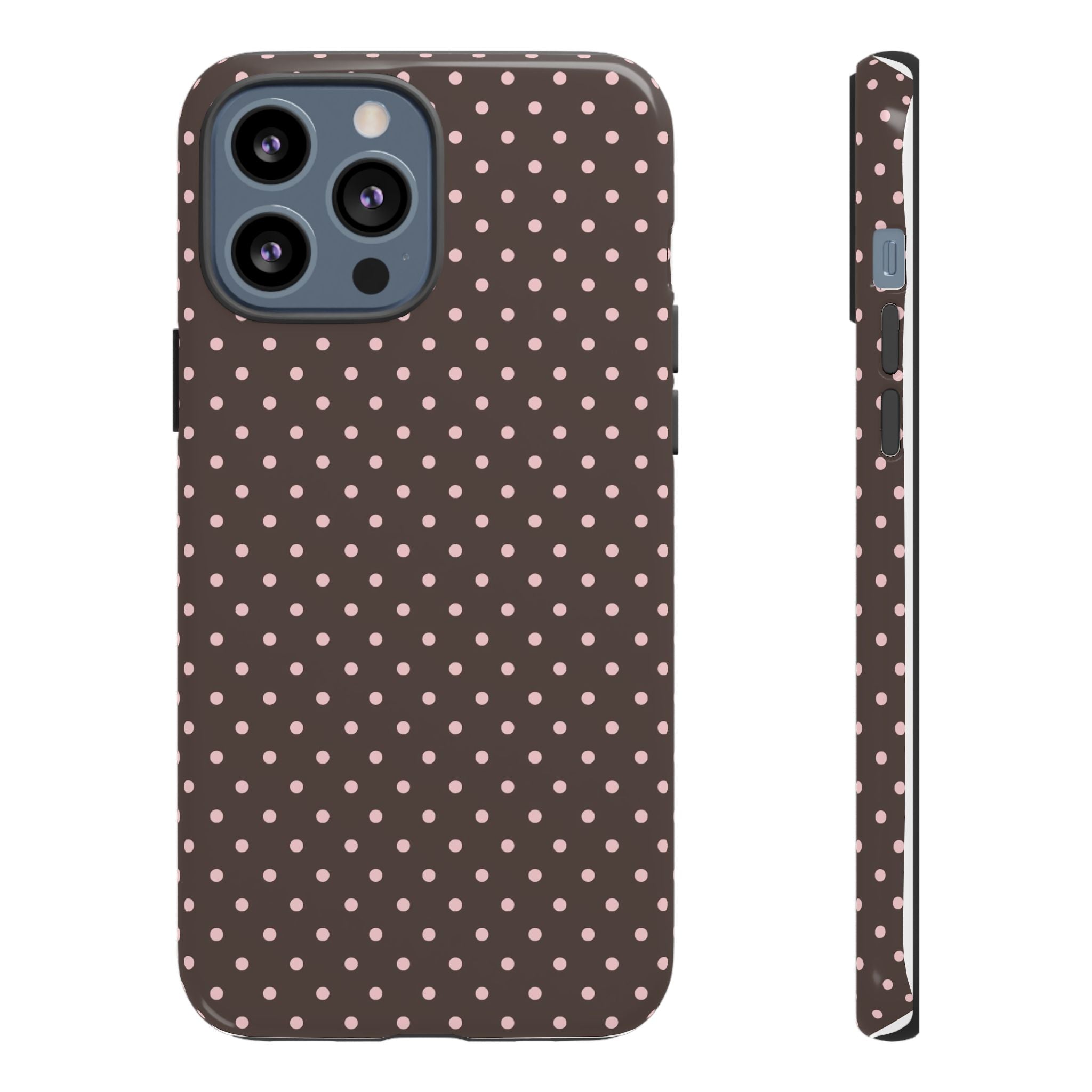 Brown Polka Phone Case