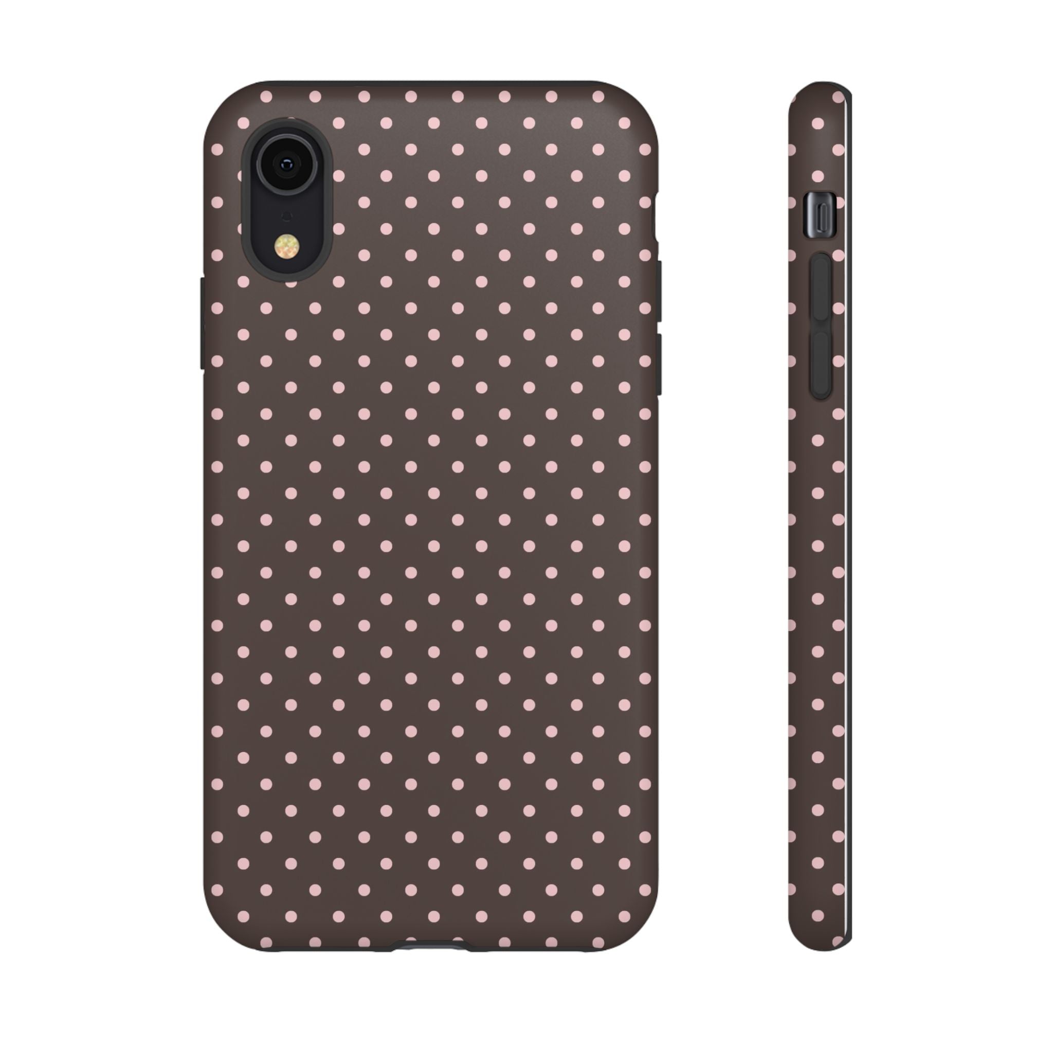 Brown Polka Phone Case
