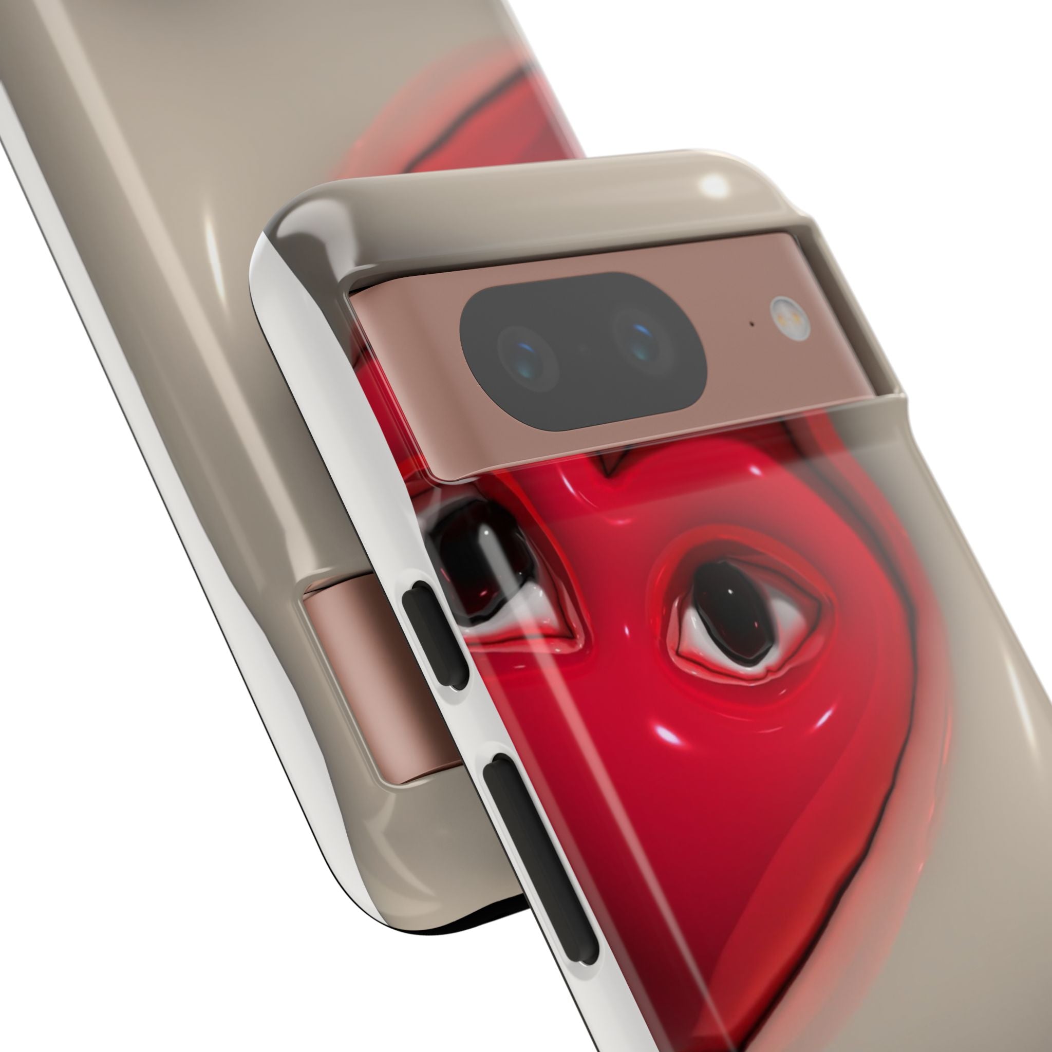 3D Hearts Phone Case