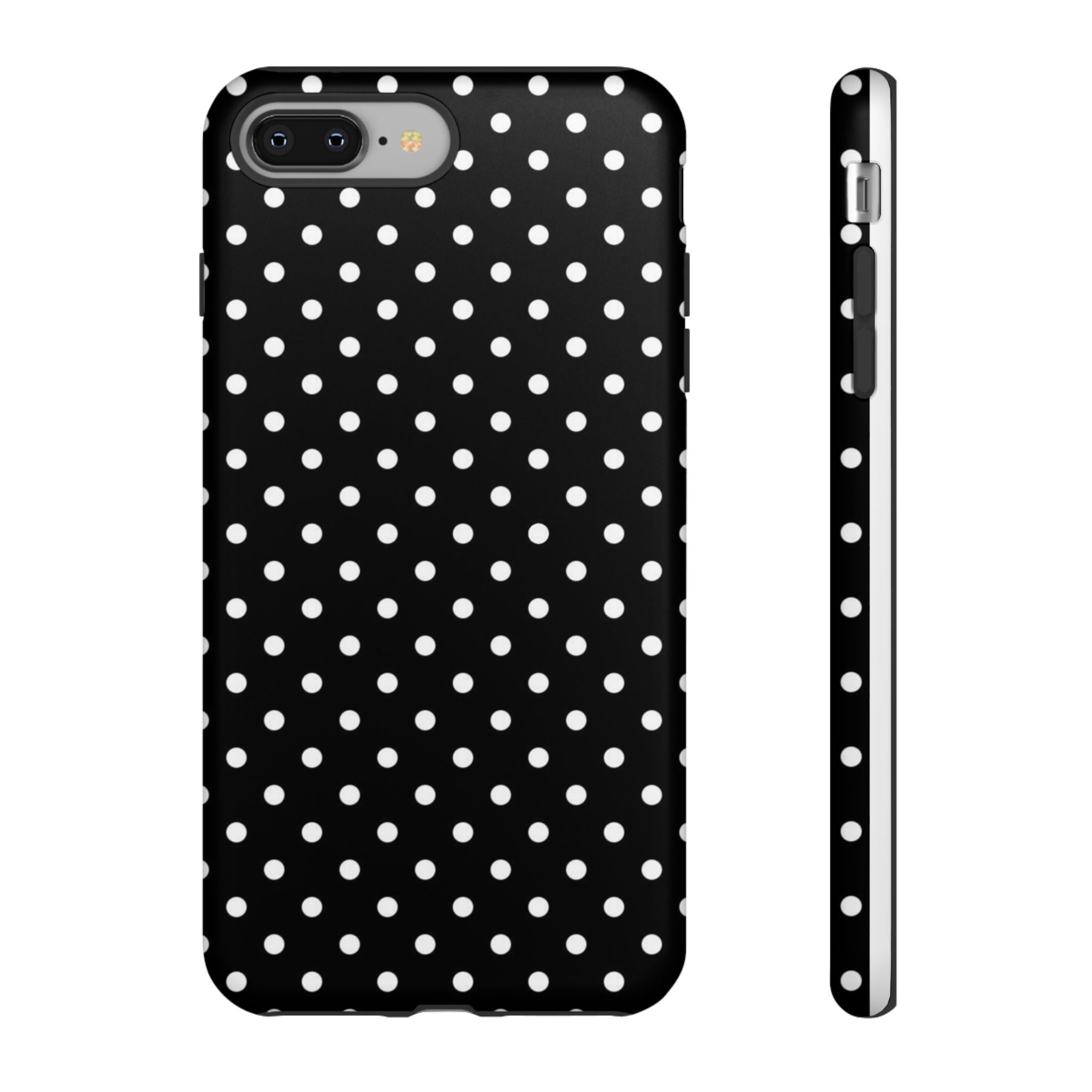 Black Polka Dot Phone Case