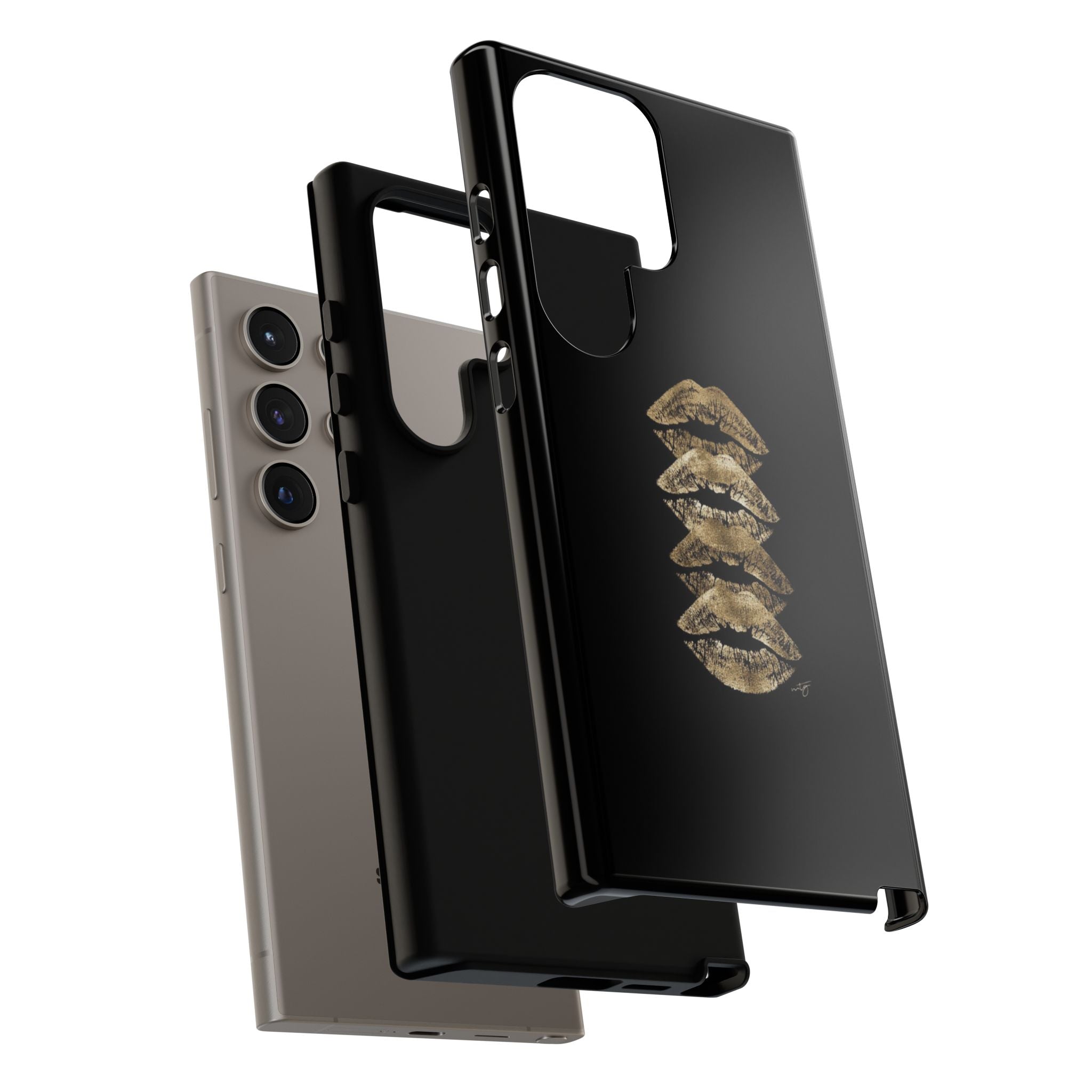 Golden Lipstick Phone Case